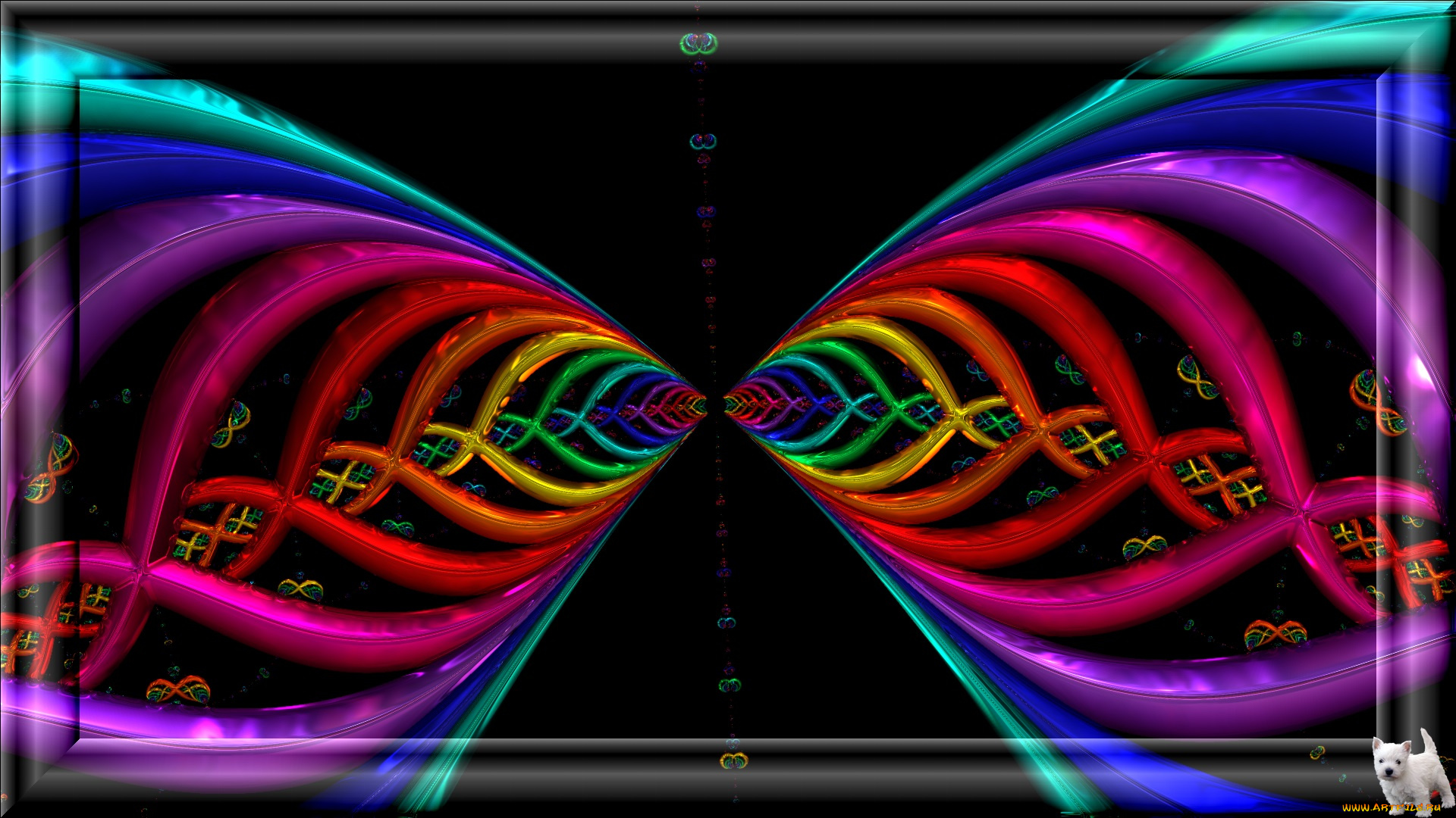 3д, графика, fractal, фракталы, узор