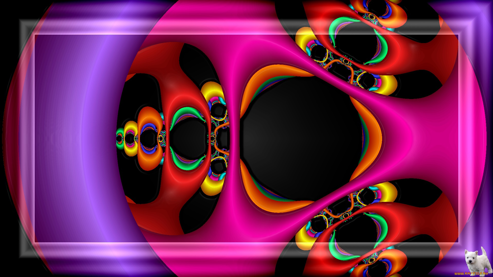 3д, графика, fractal, фракталы, узор