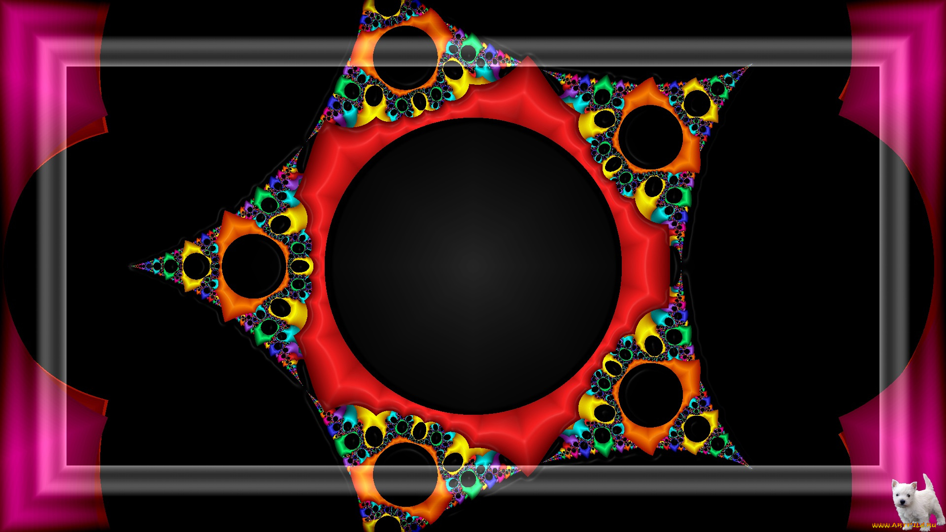 3д, графика, fractal, фракталы, узор