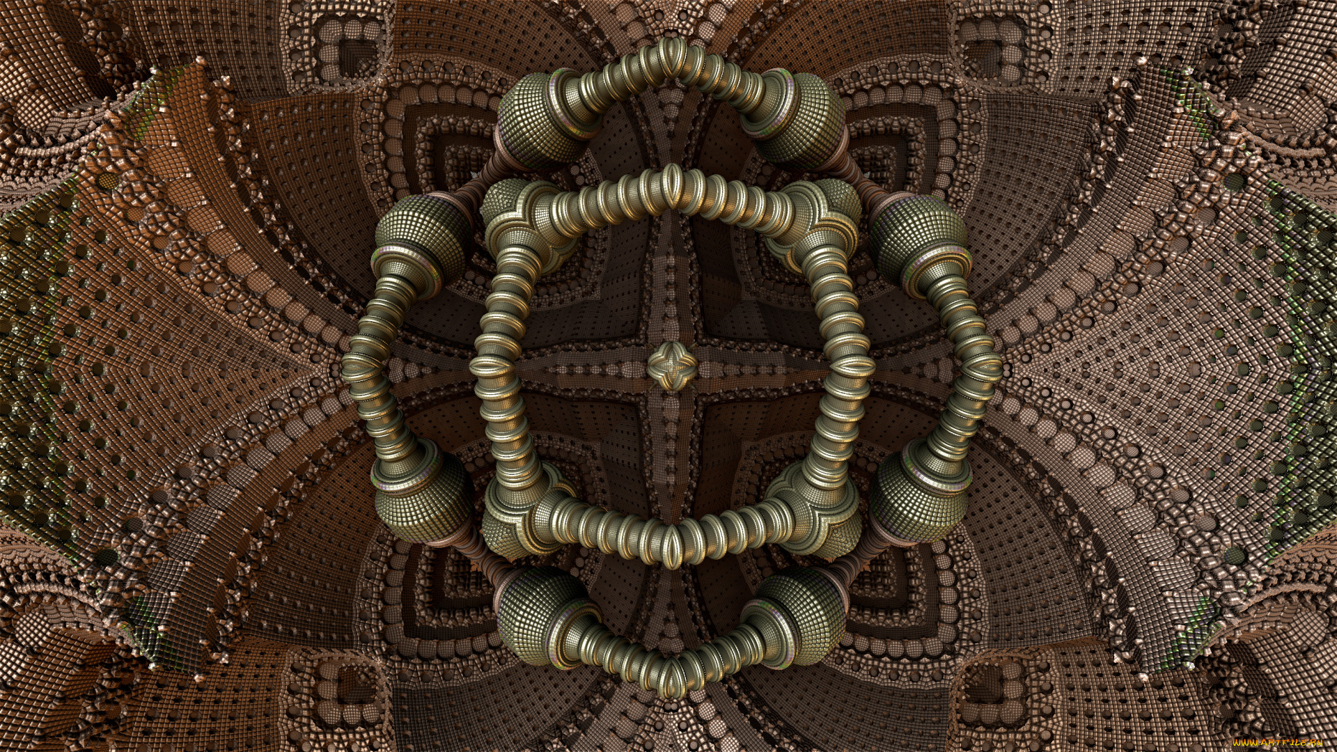 3д, графика, fractal, фракталы, узор