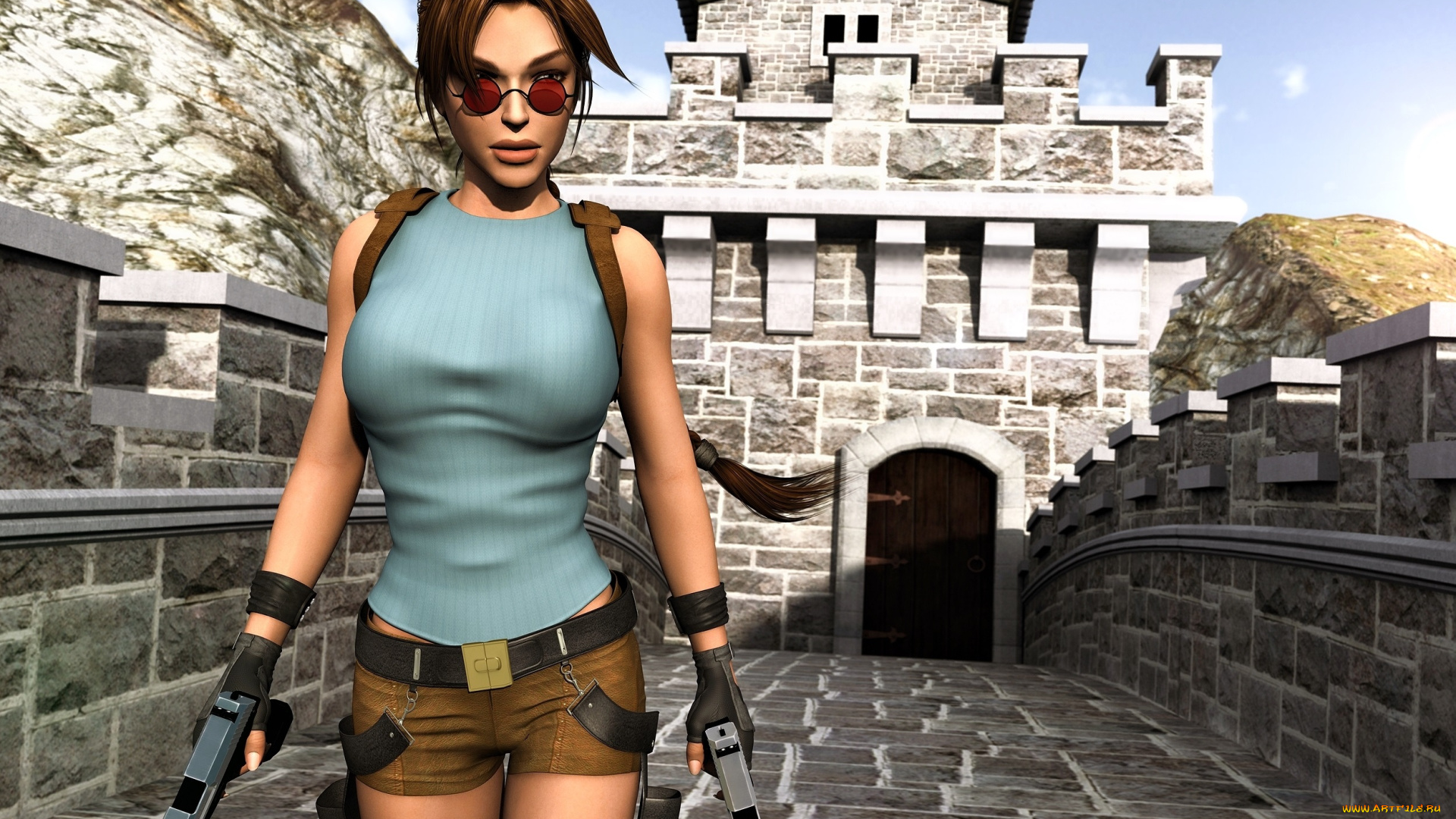 3д, графика, people, люди, девушка, оружие