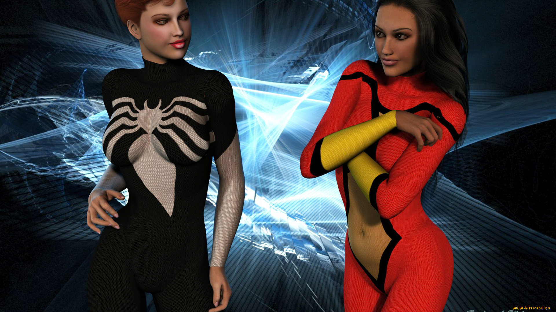 3д, графика, people, люди, девушки