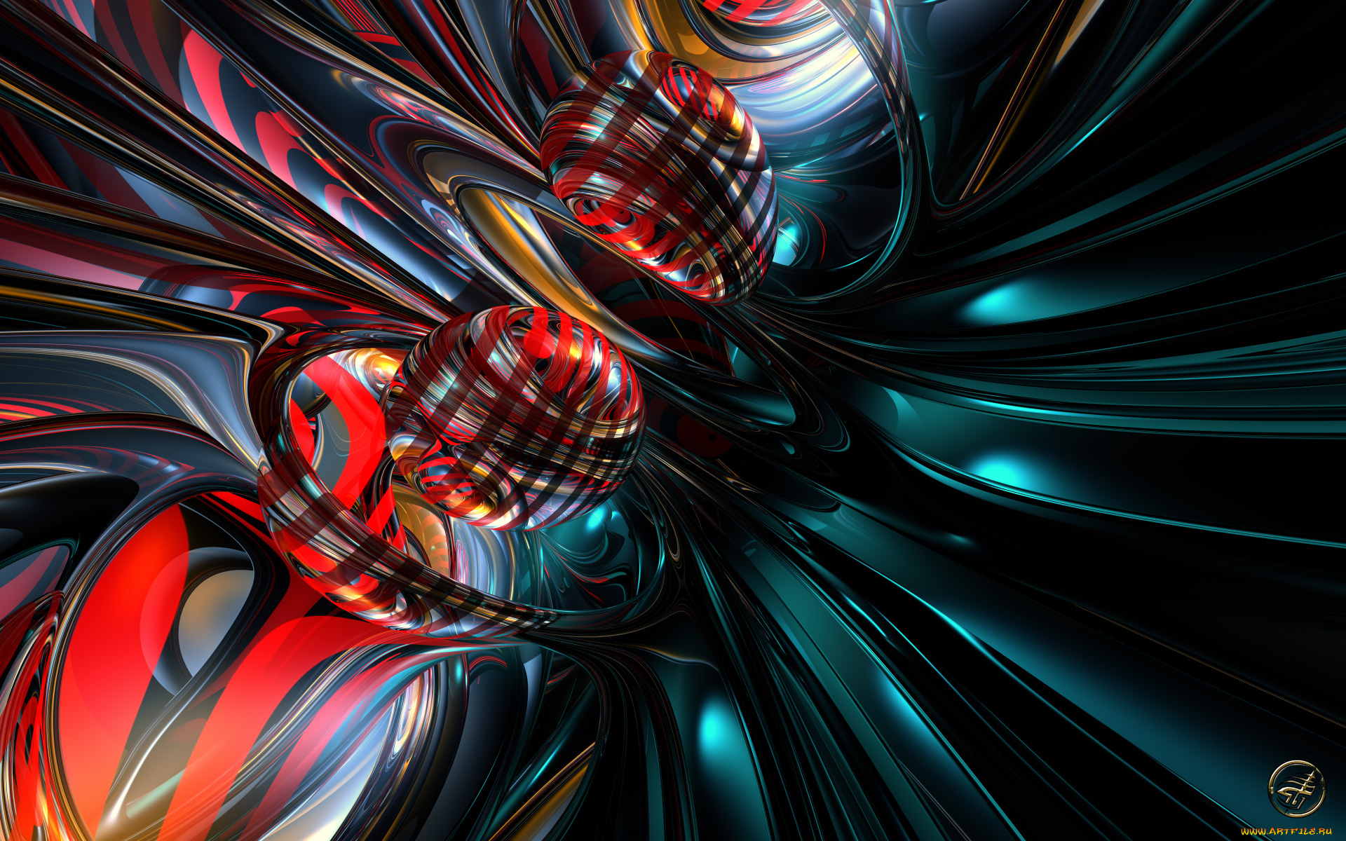 3д, графика, fractal, фракталы, узор