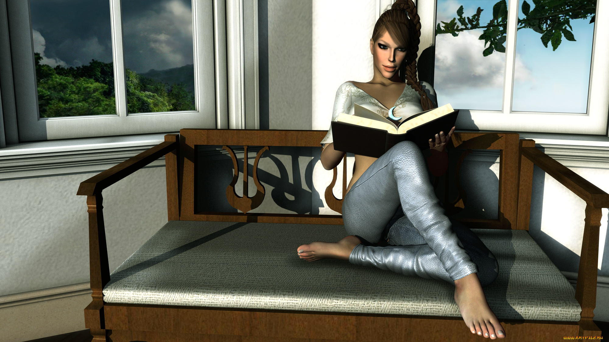 3д, графика, people, люди, девушка