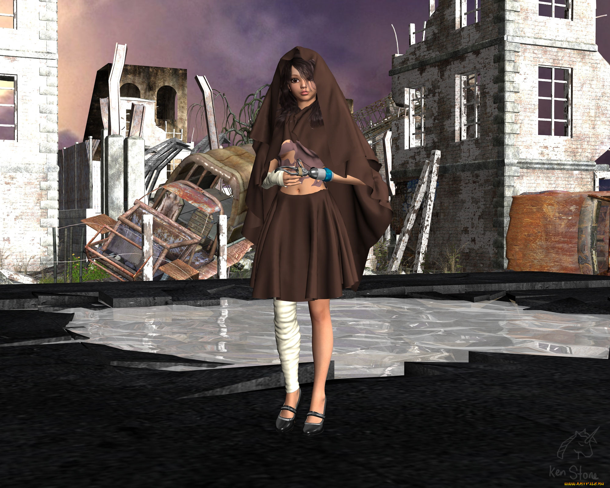 3д, графика, fantasy, фантазия, девушка