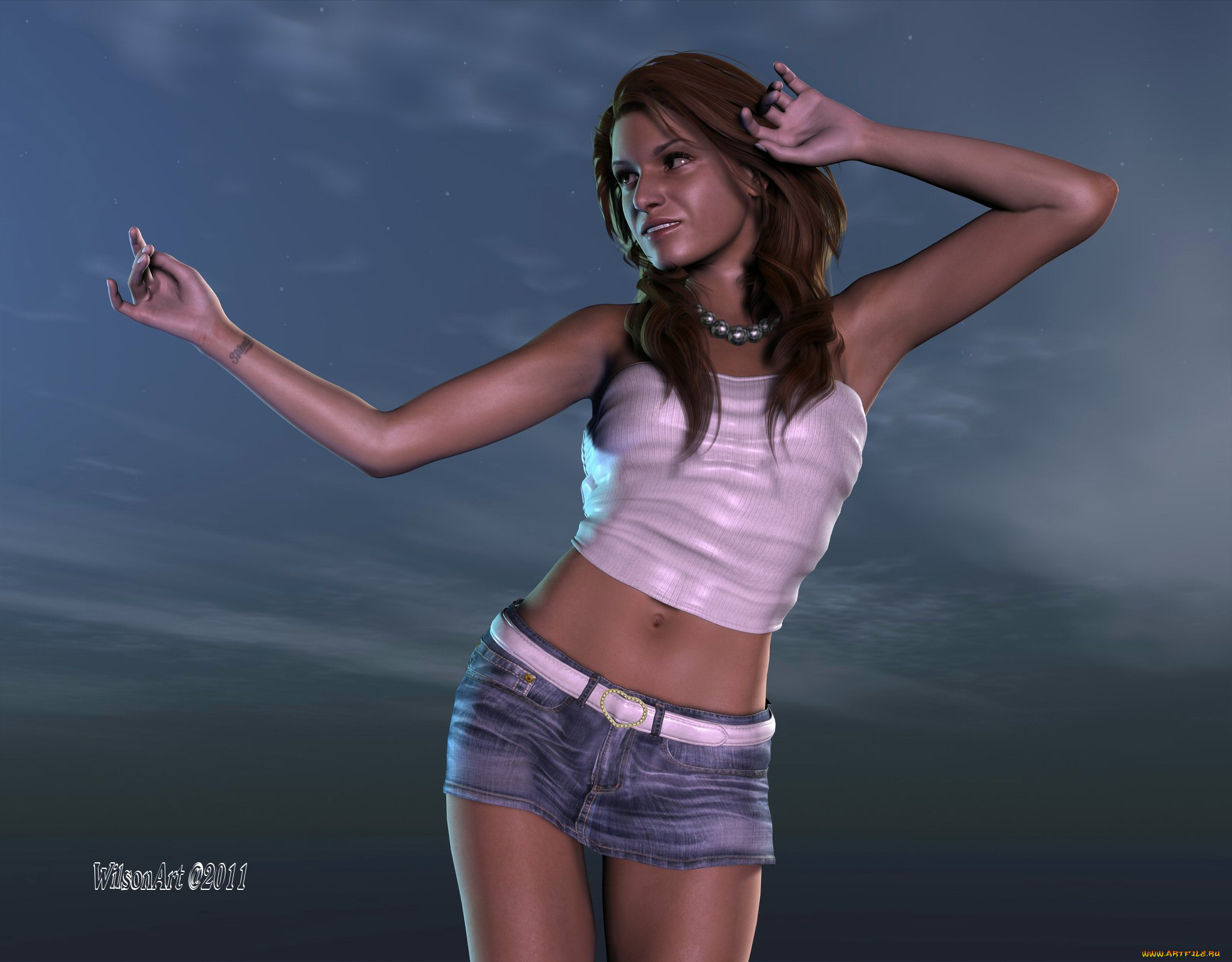 3д, графика, people, люди, девушка