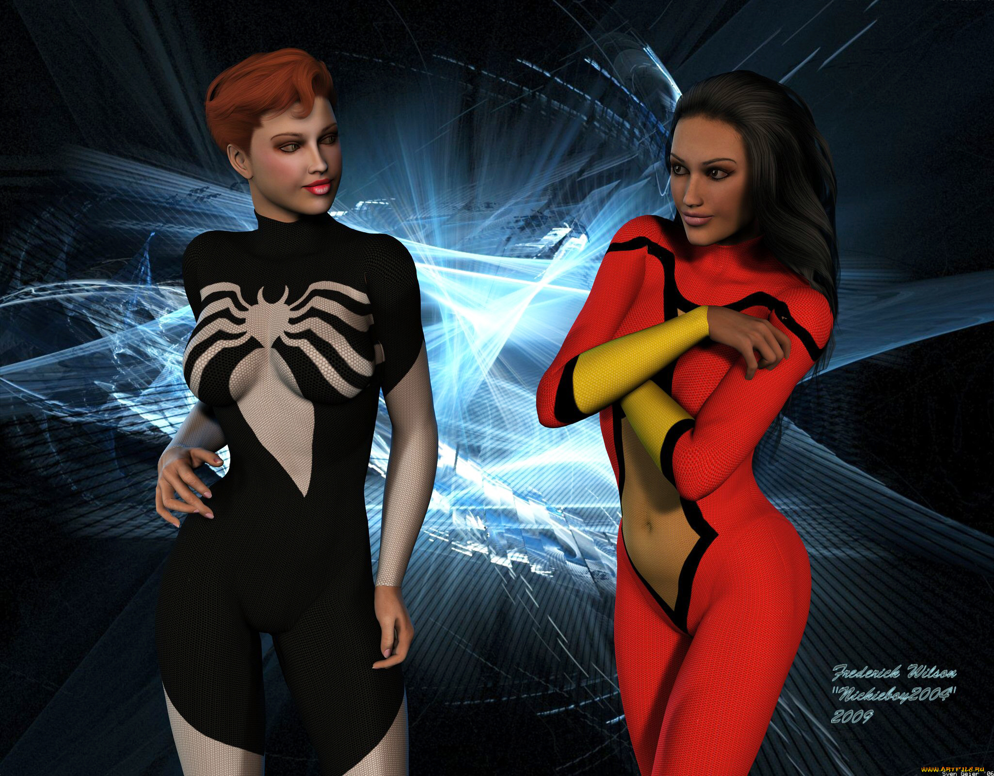 3д, графика, people, люди, девушки