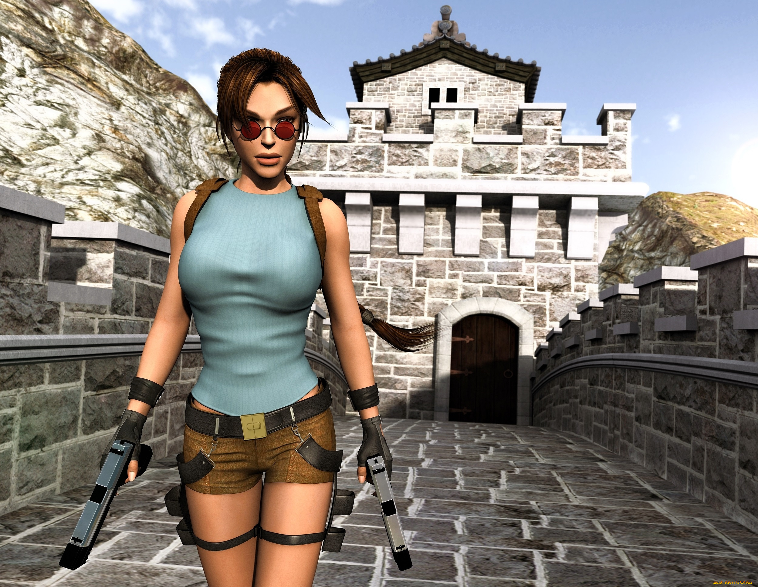 3д, графика, people, люди, девушка, оружие