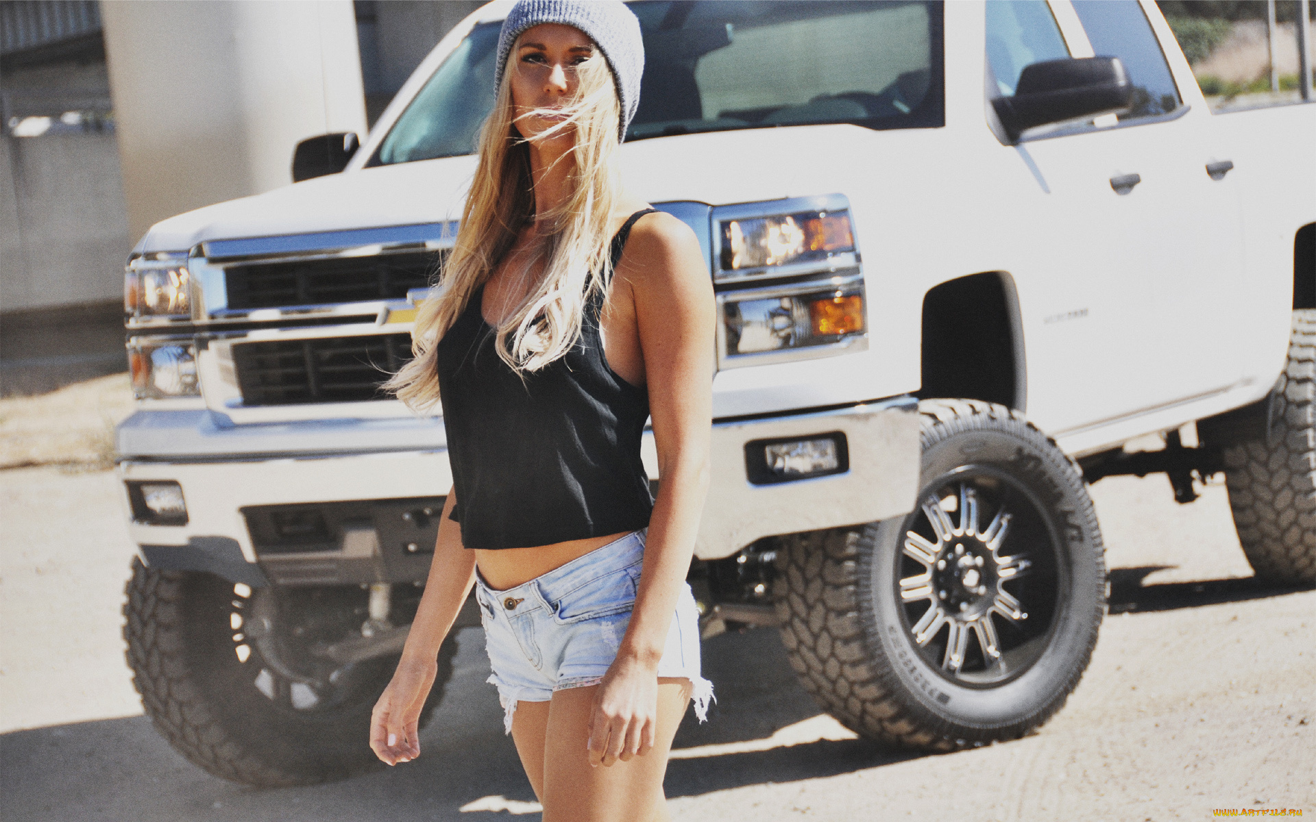 автомобили, авто, с, девушками, chevrolet