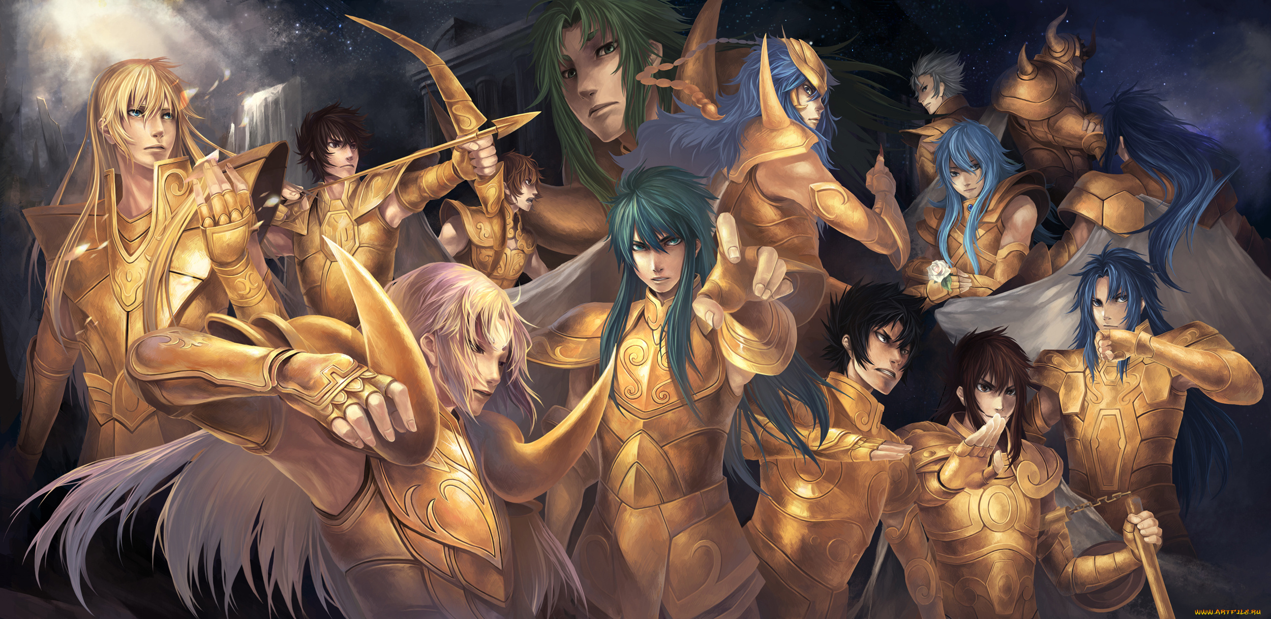 аниме, saint, seiya, kimaku, gemini, kanon, leo, aiolia, арт, pisces, aphrodite, scorpio, milo, virgo, shaka, sagittarius, aiolos, aquarius, camus, cancer, deathmask, the, lost, canvas, saint, seiya, capricor, saga, aries, mu
