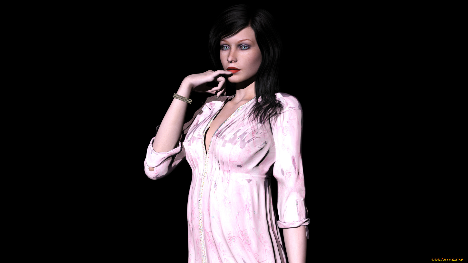 3д, графика, люди, , people, фон, взгляд, девушка