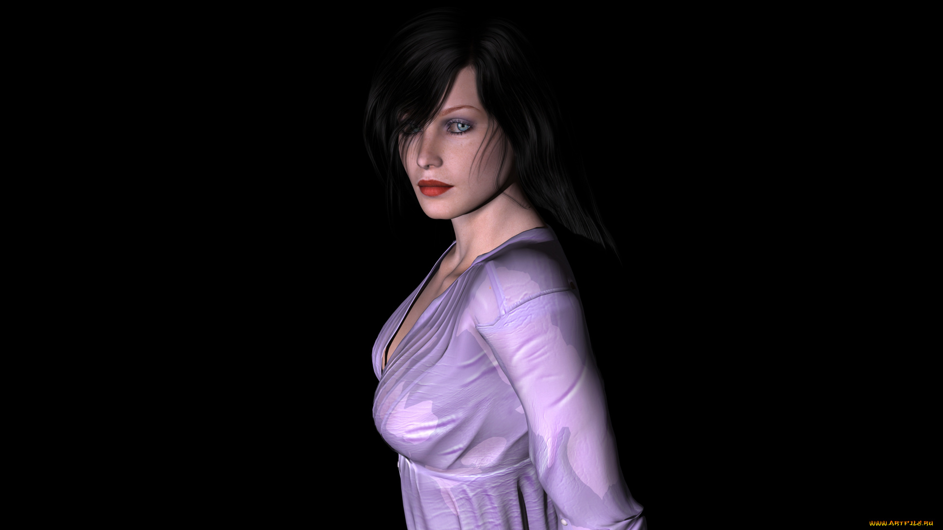 3д, графика, люди, , people, взгляд, девушка, фон