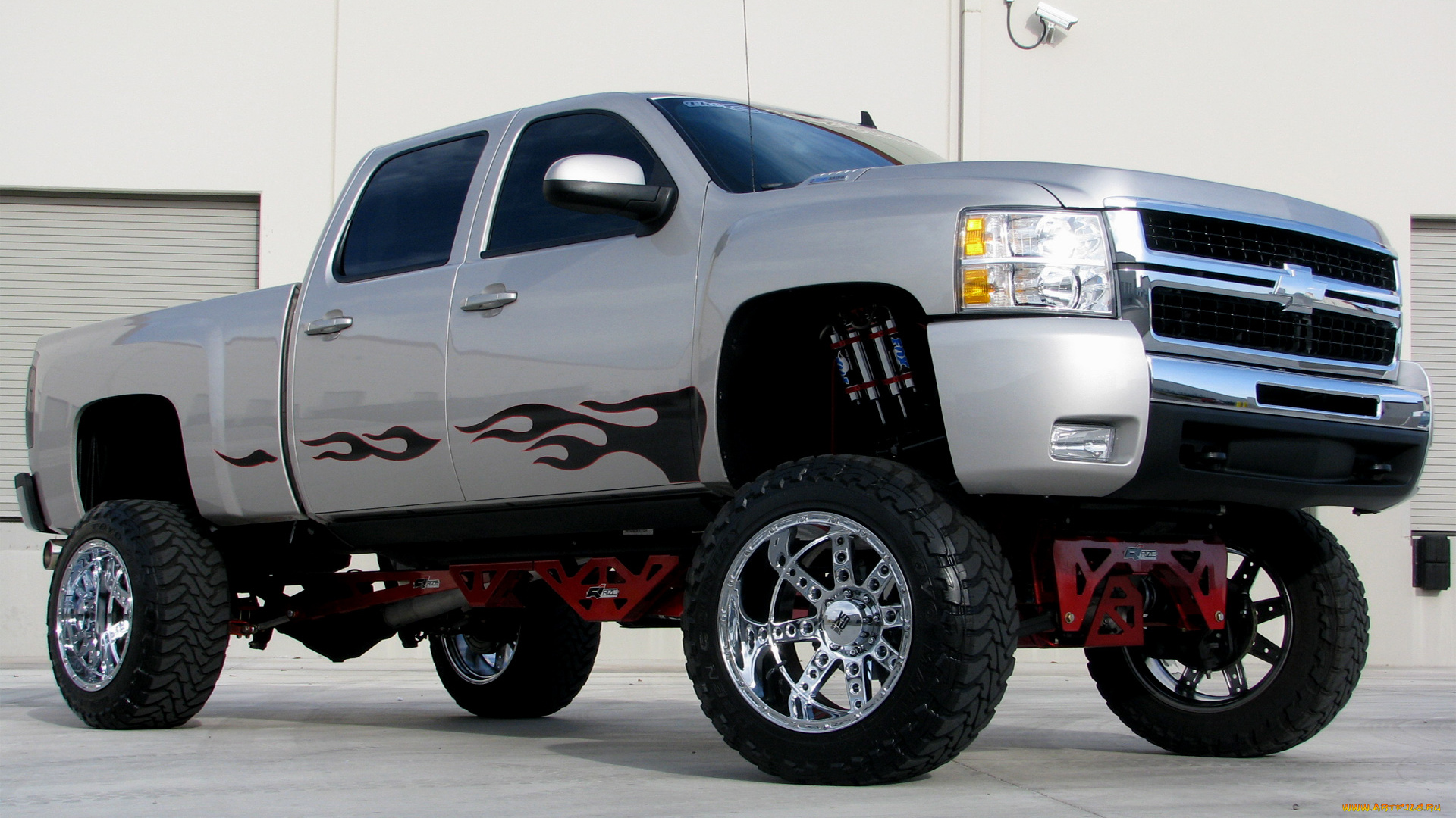 автомобили, custom, pick-up, silverado