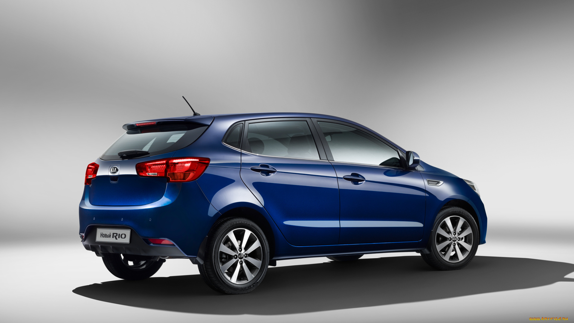 автомобили, kia, rio, 5-door, cis-spec, qb, 2015г, синий