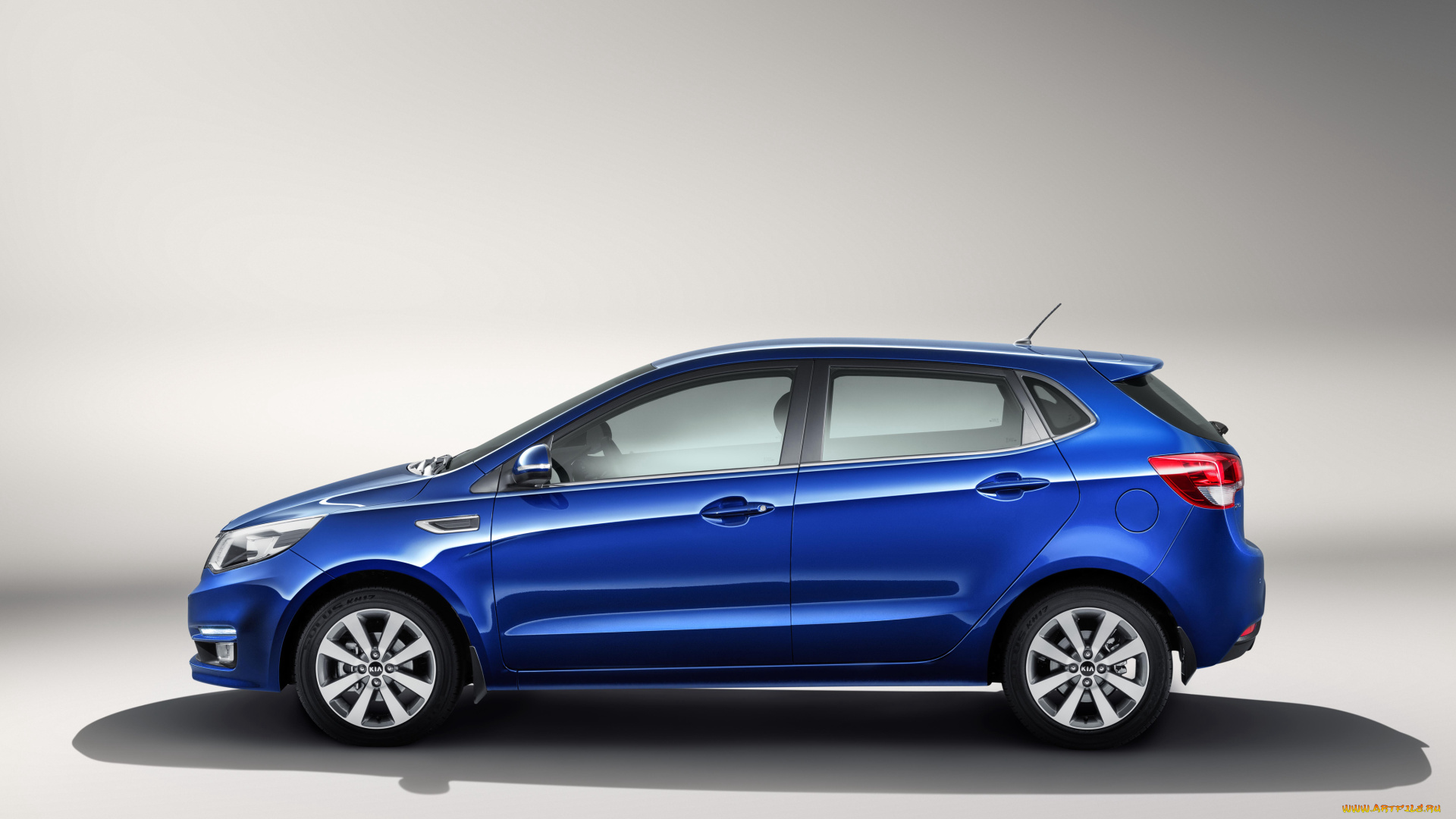 автомобили, kia, rio, 5-door, cis-spec, qb, 2015г, синий