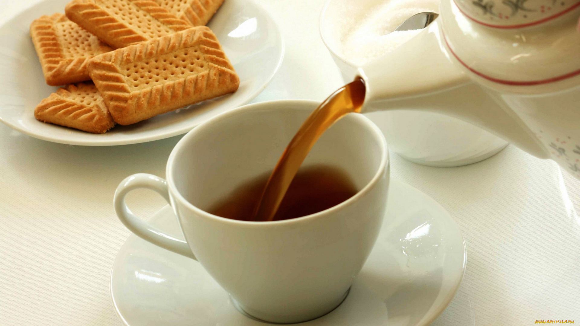 еда, напитки, , Чай, печенье