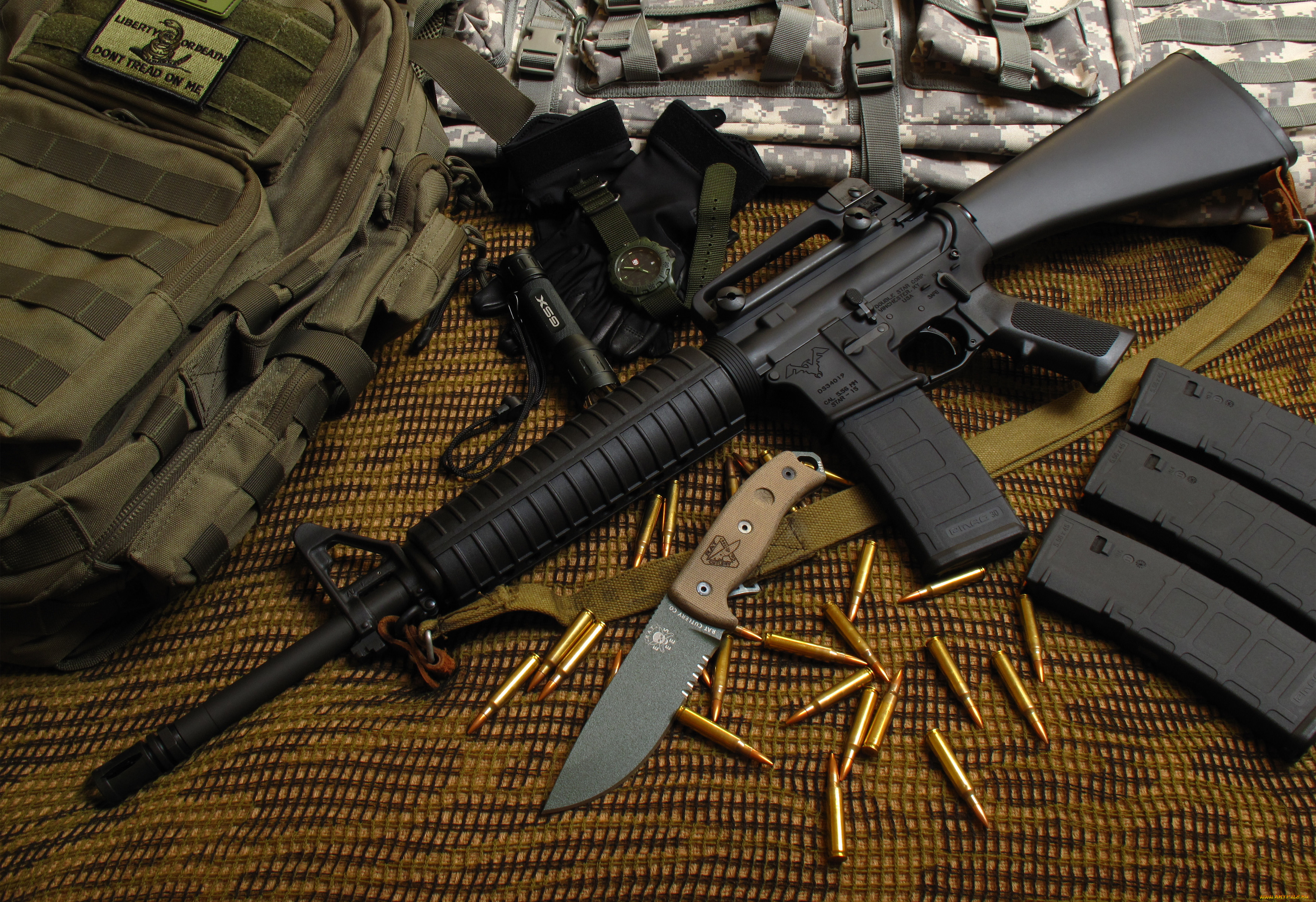 оружие, автоматы, m16