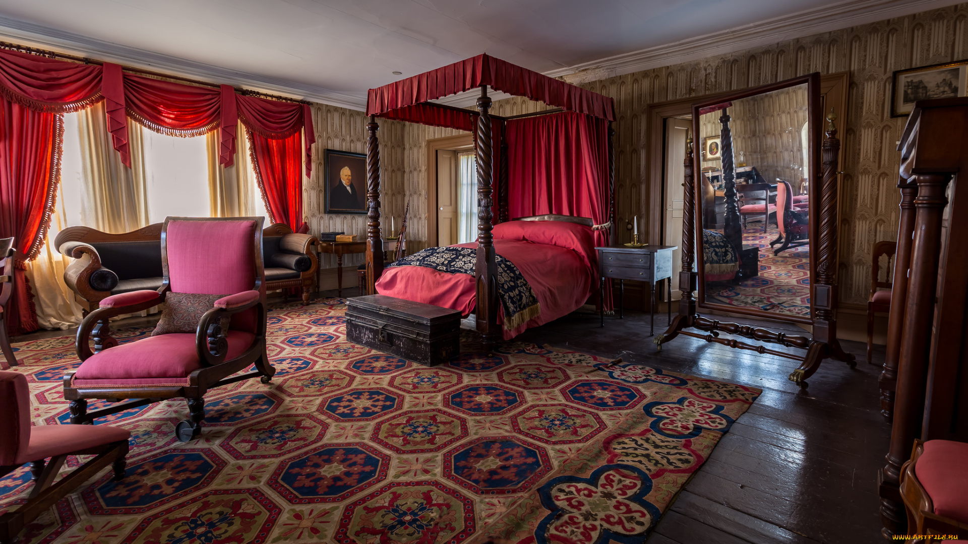 интерьер, спальня, будуар