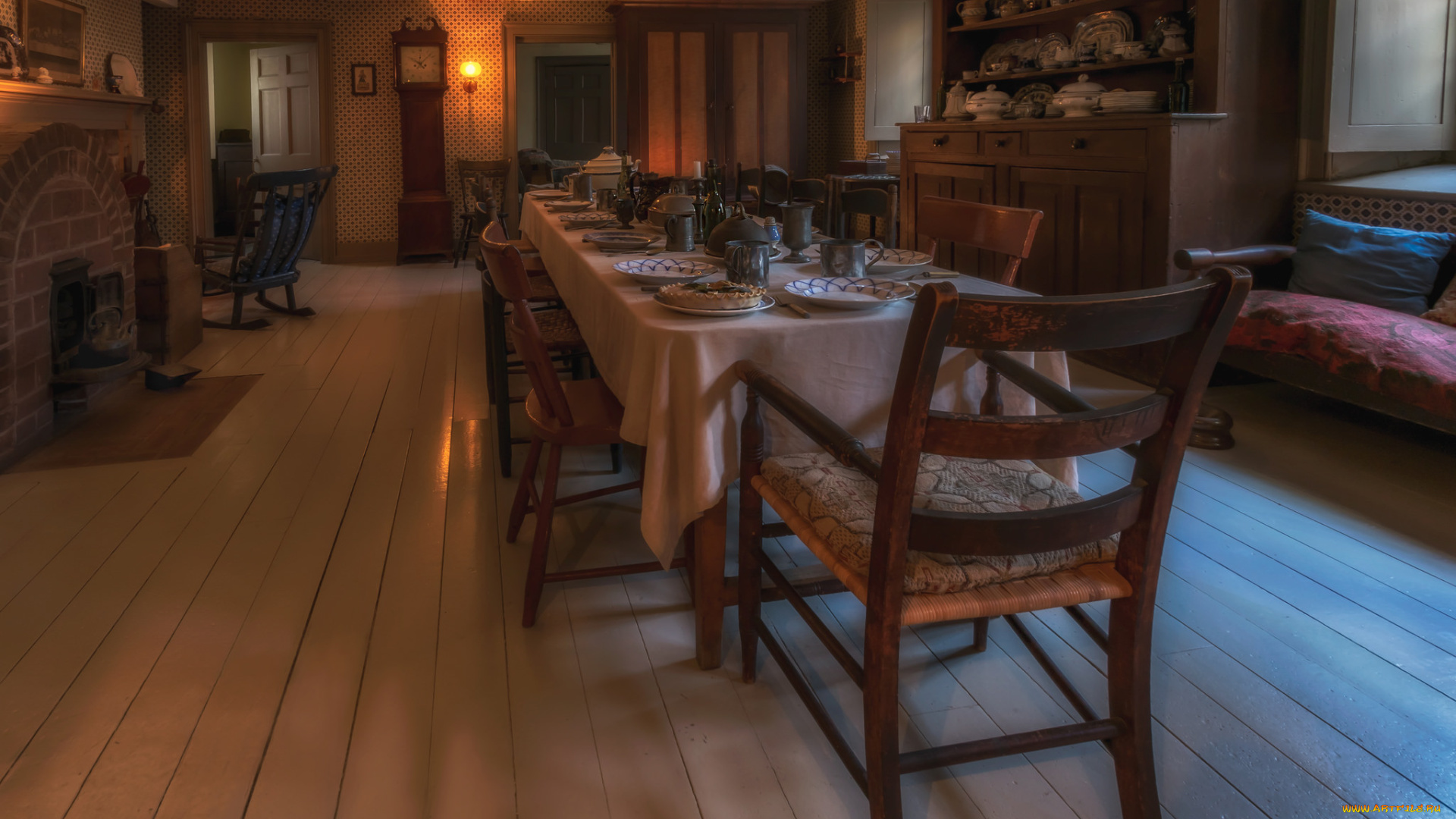 интерьер, столовая, трапезная