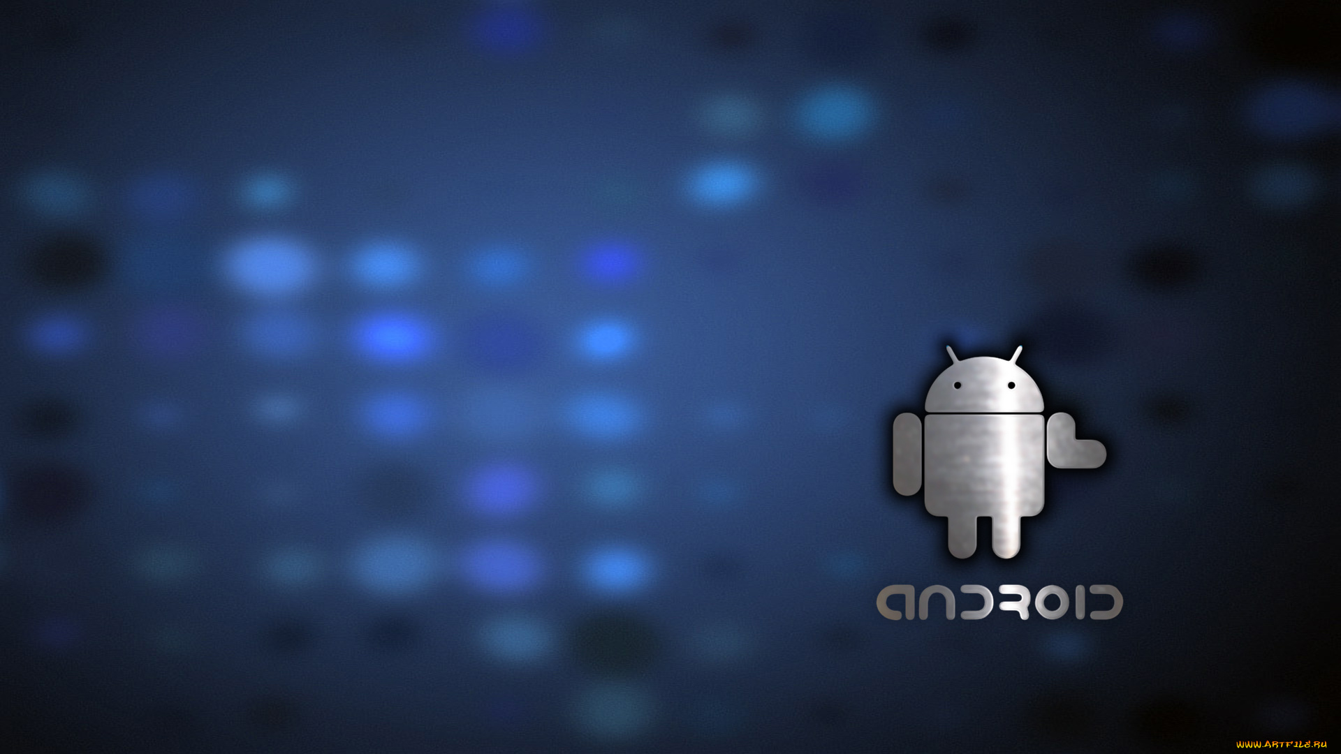 компьютеры, android, логотип, фон