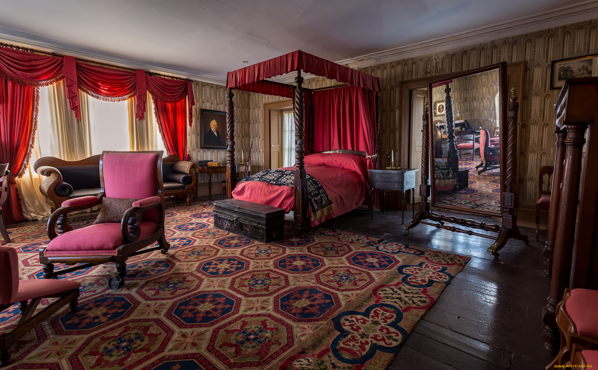 интерьер, спальня, будуар