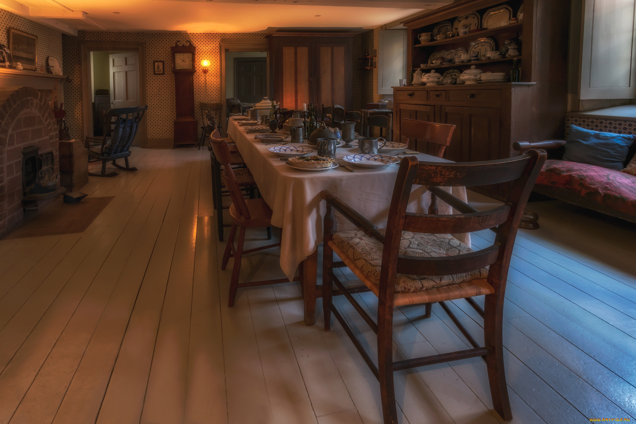 интерьер, столовая, трапезная