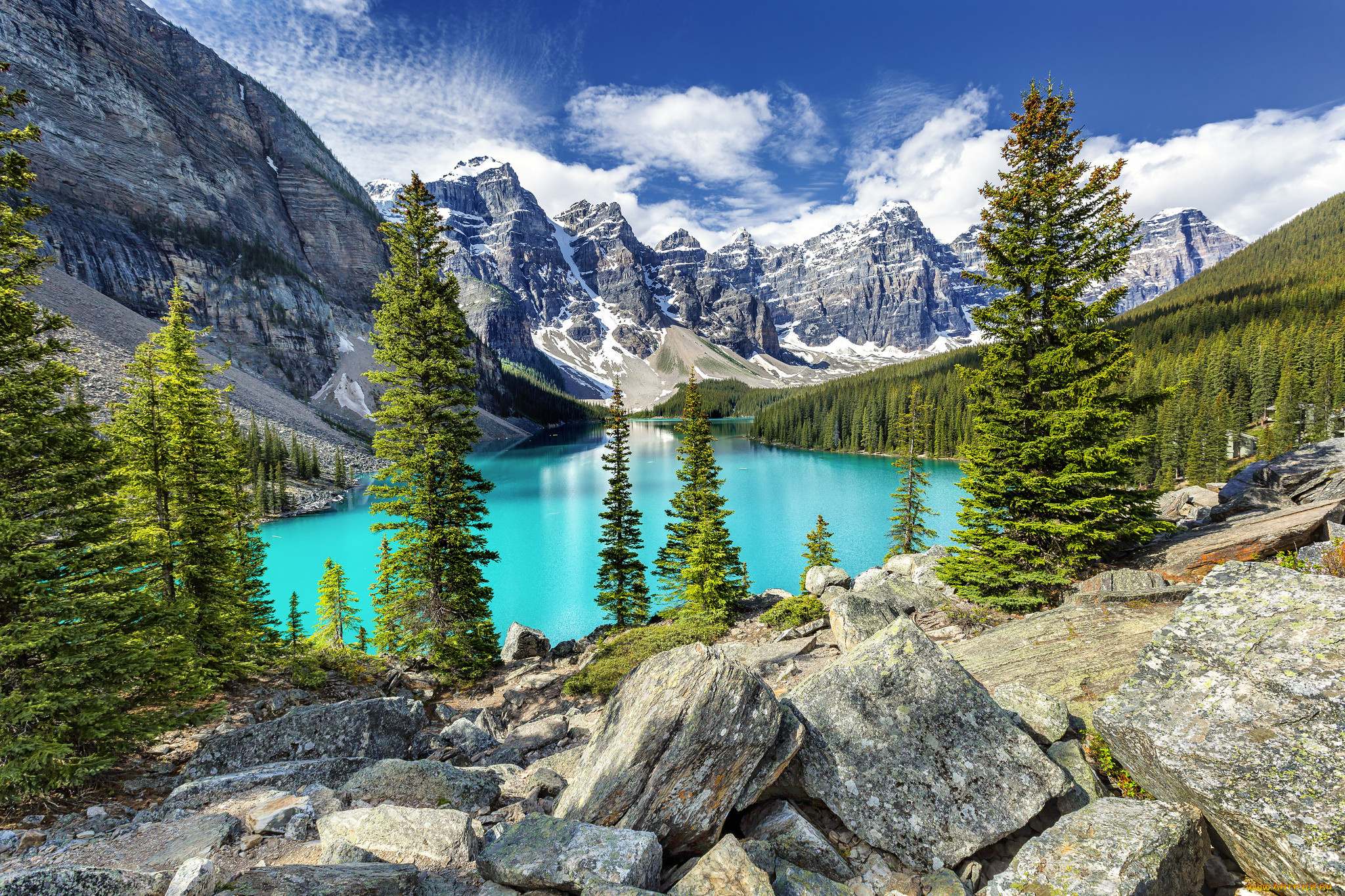 природа, реки, озера, лес, горы, озеро