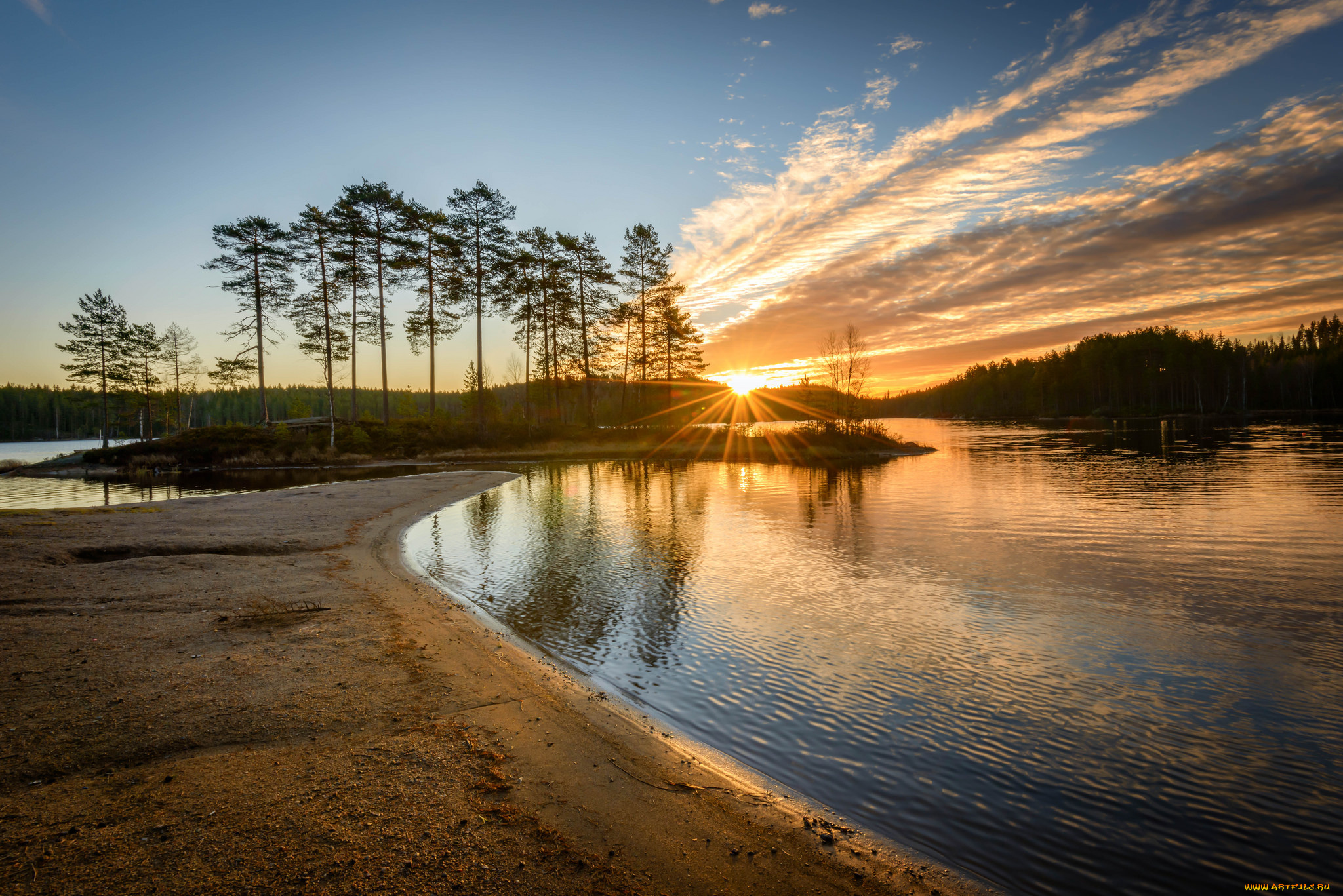 природа, восходы, закаты, рассвет