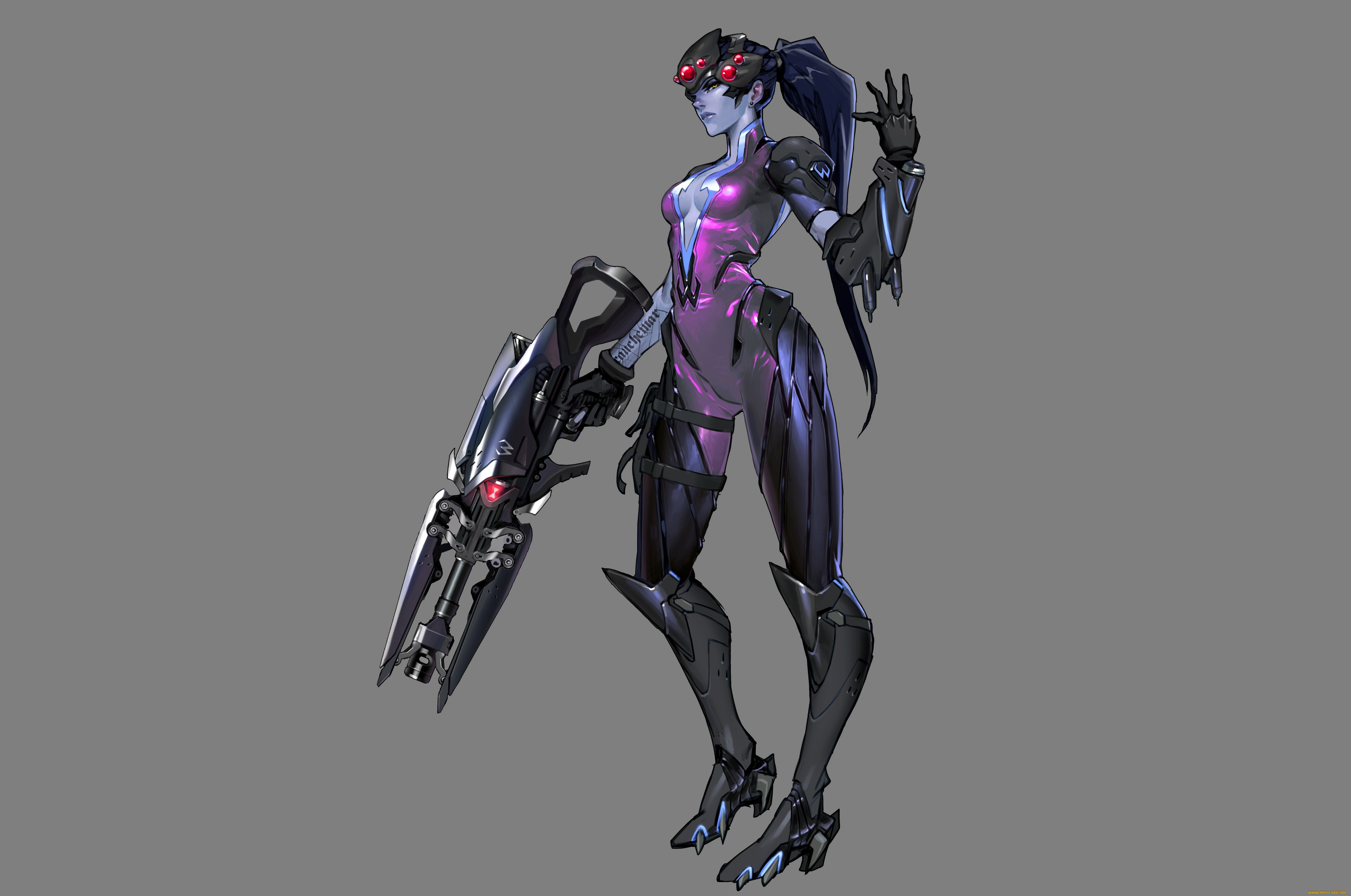 видео, игры, overwatch, widowmaker