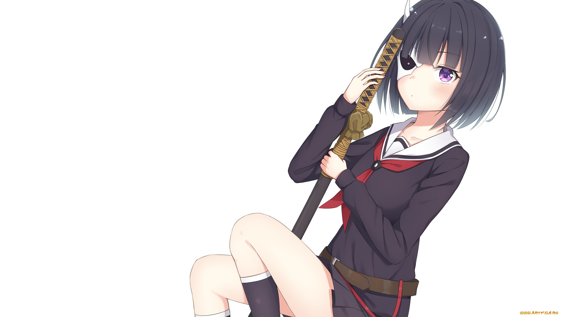 аниме, busou, shoujo, machiavellianism, фон, девушка, взгляд