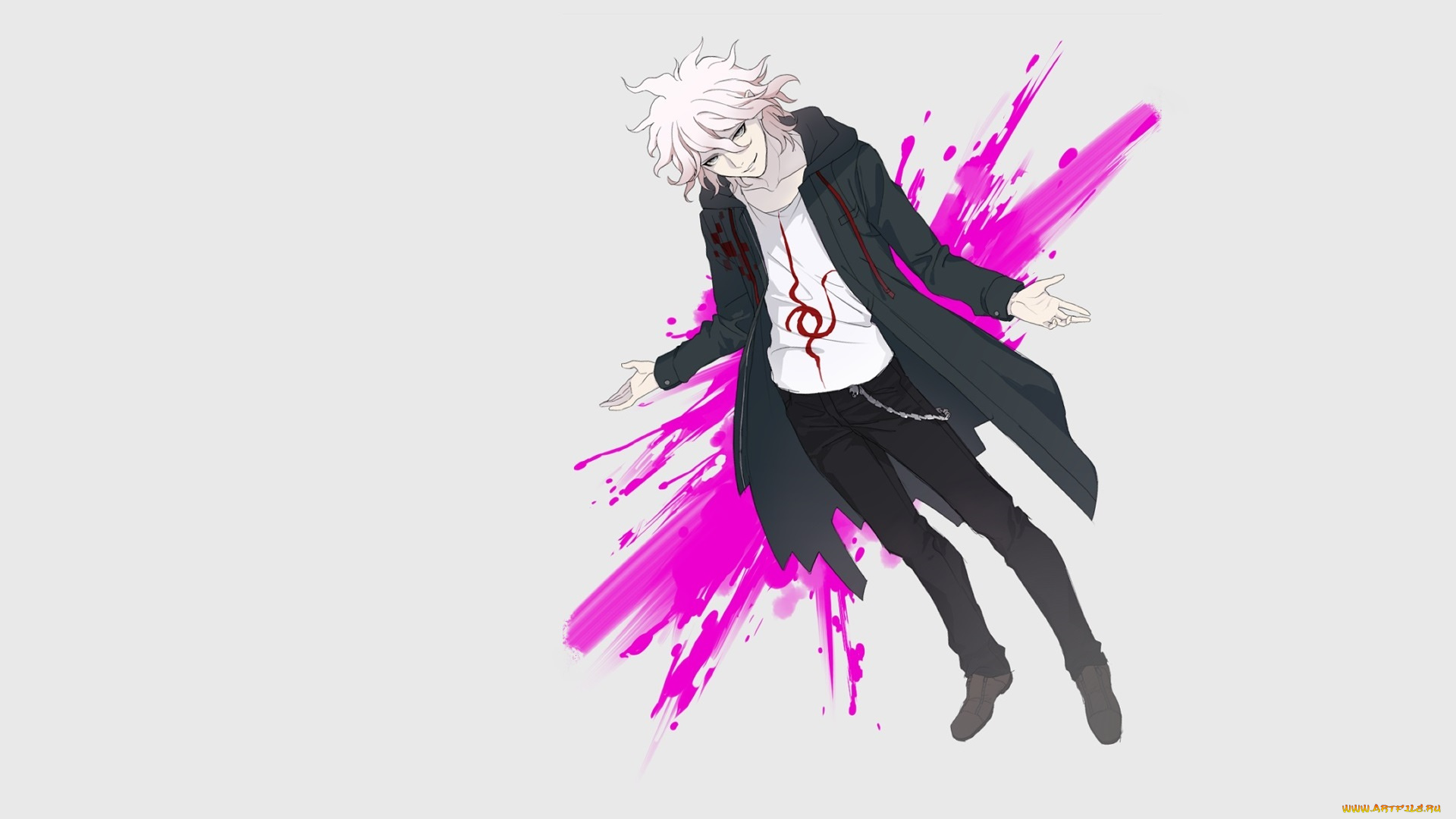 аниме, danganronpa, парень