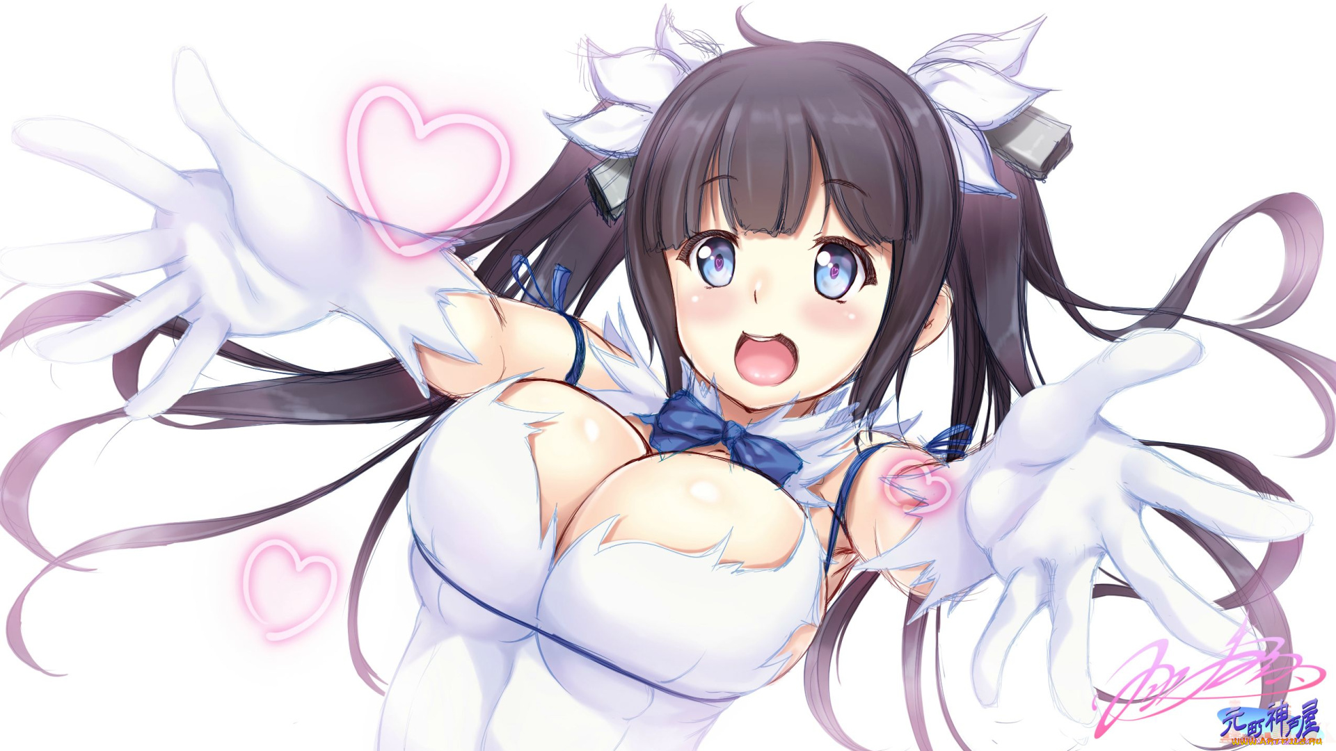 аниме, danmachi, девушка