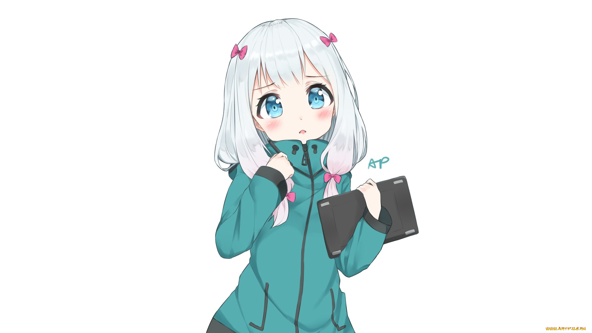 аниме, eromanga-sensei, девушка, фон, взгляд