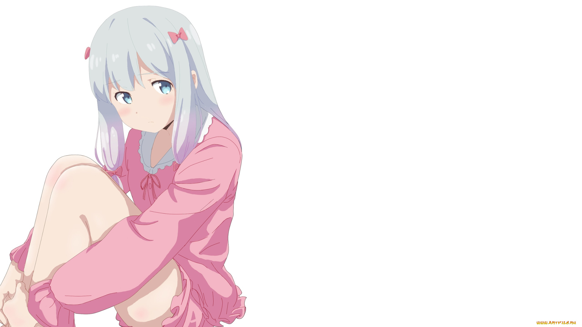 аниме, eromanga-sensei, фон, взгляд, девушка