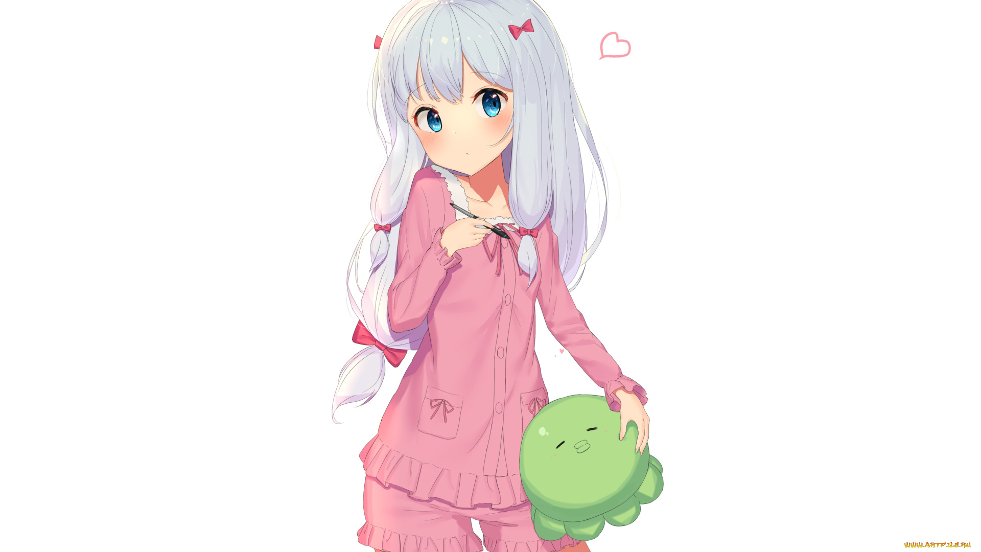 аниме, eromanga-sensei, фон, взгляд, девушка