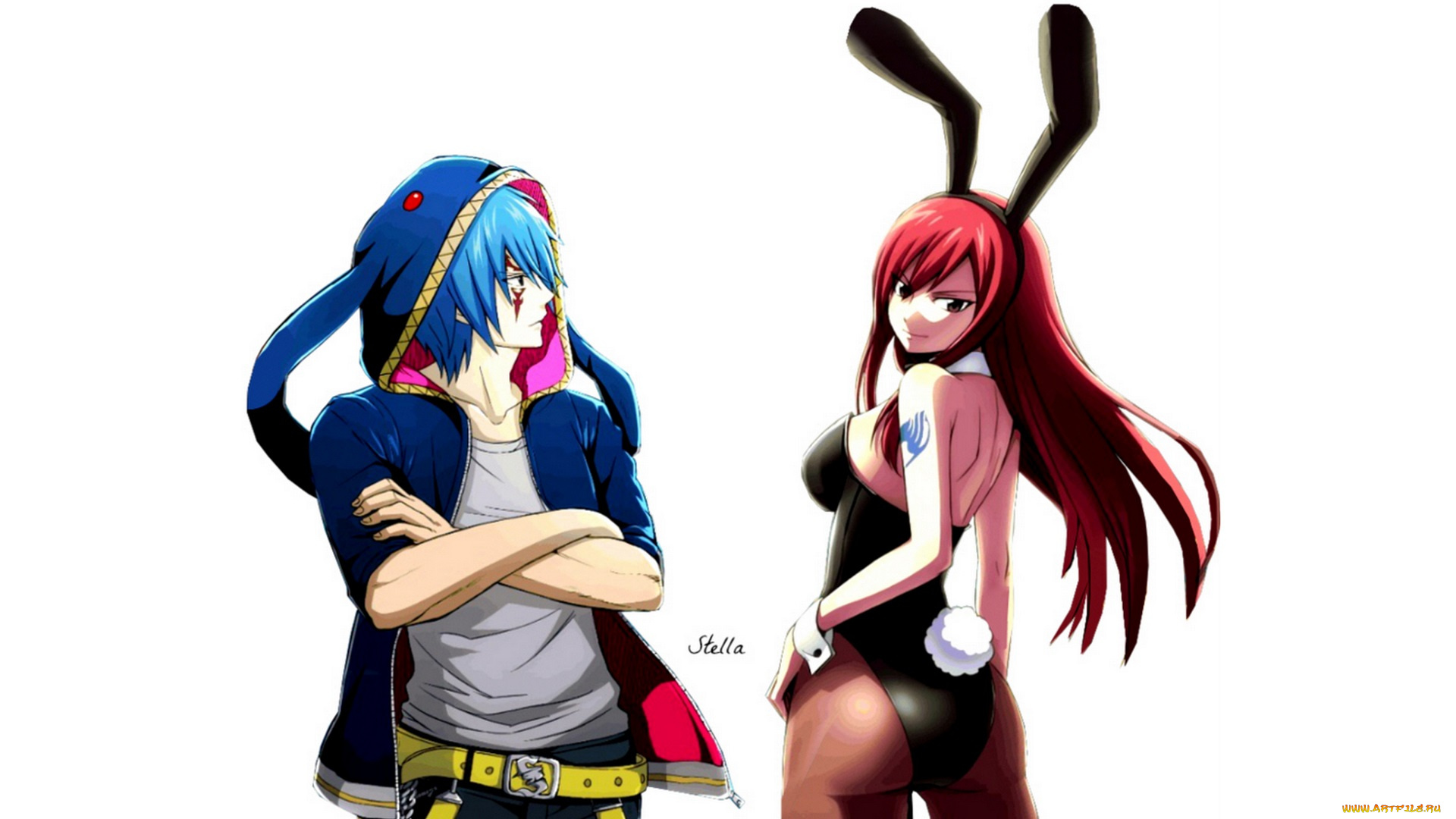 аниме, fairy, tail, эльза, жерар