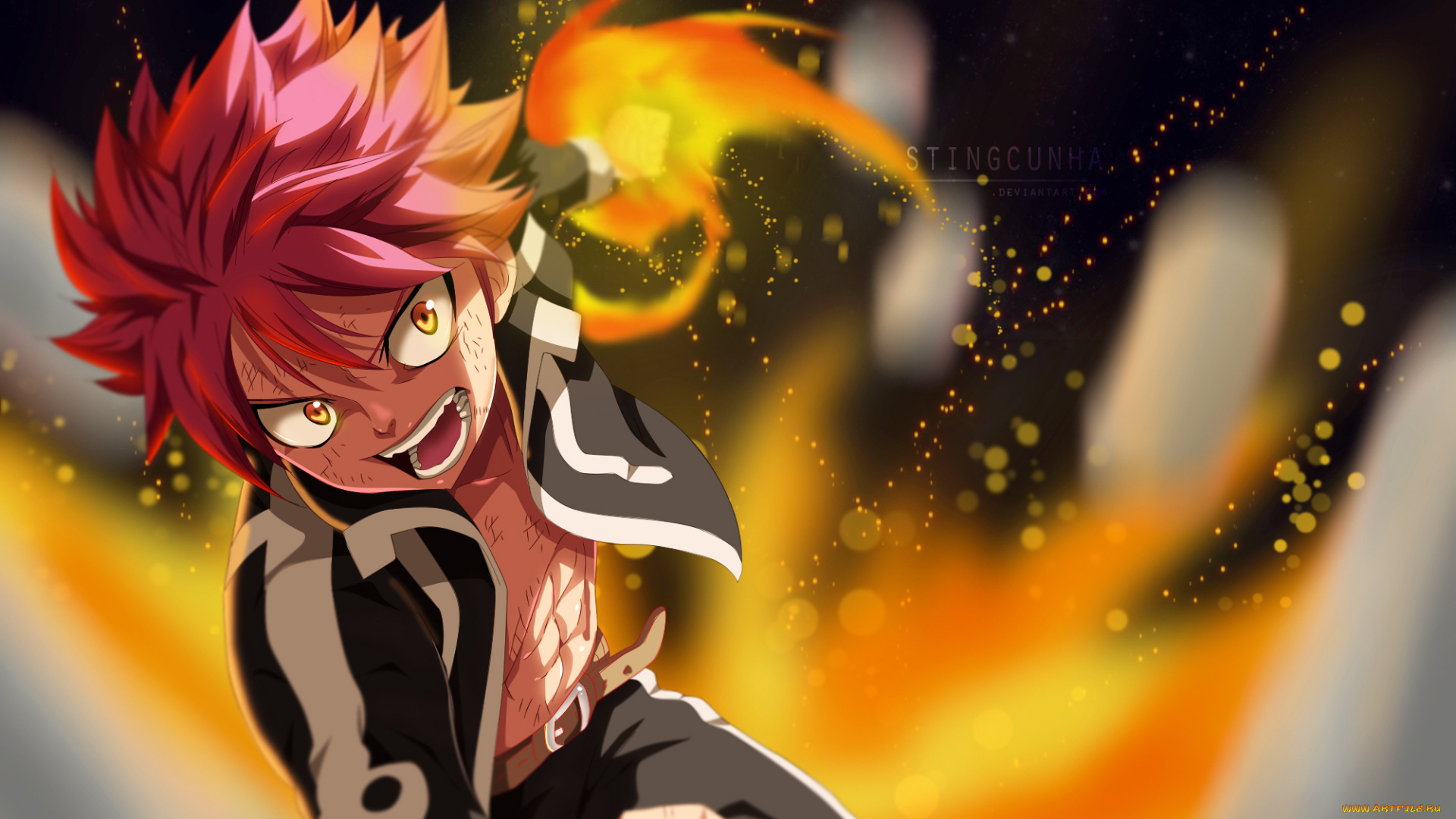 аниме, fairy, tail, хвост, феи