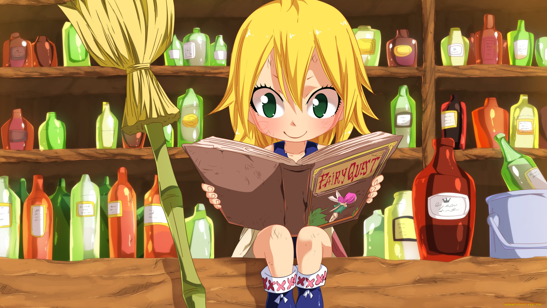 аниме, fairy, tail, mavis, vermillion