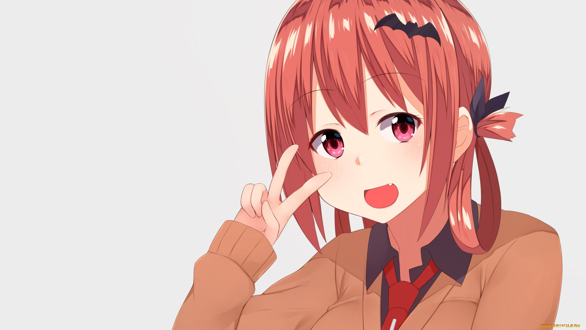 аниме, gabriel, dropout, девушка, фон, взгляд