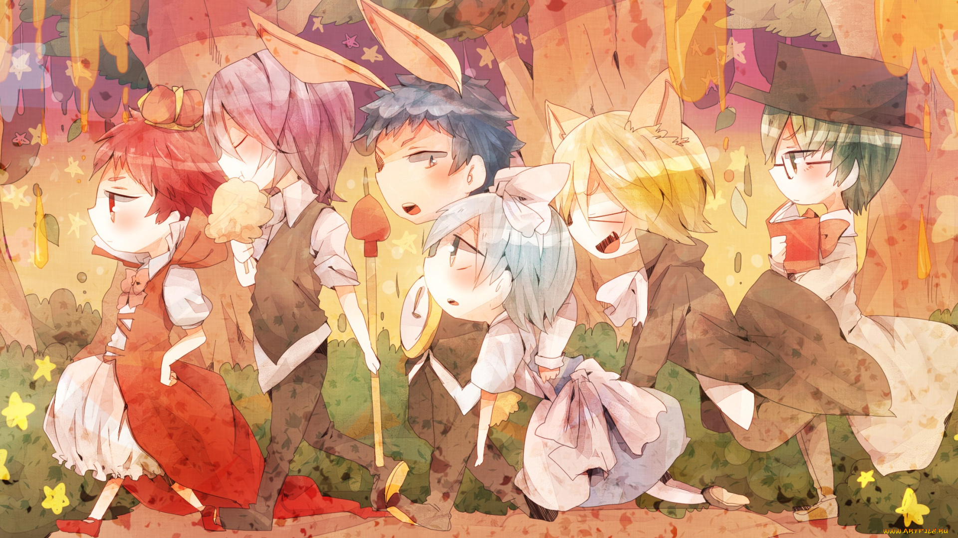 аниме, kuroko, no, baske, парни