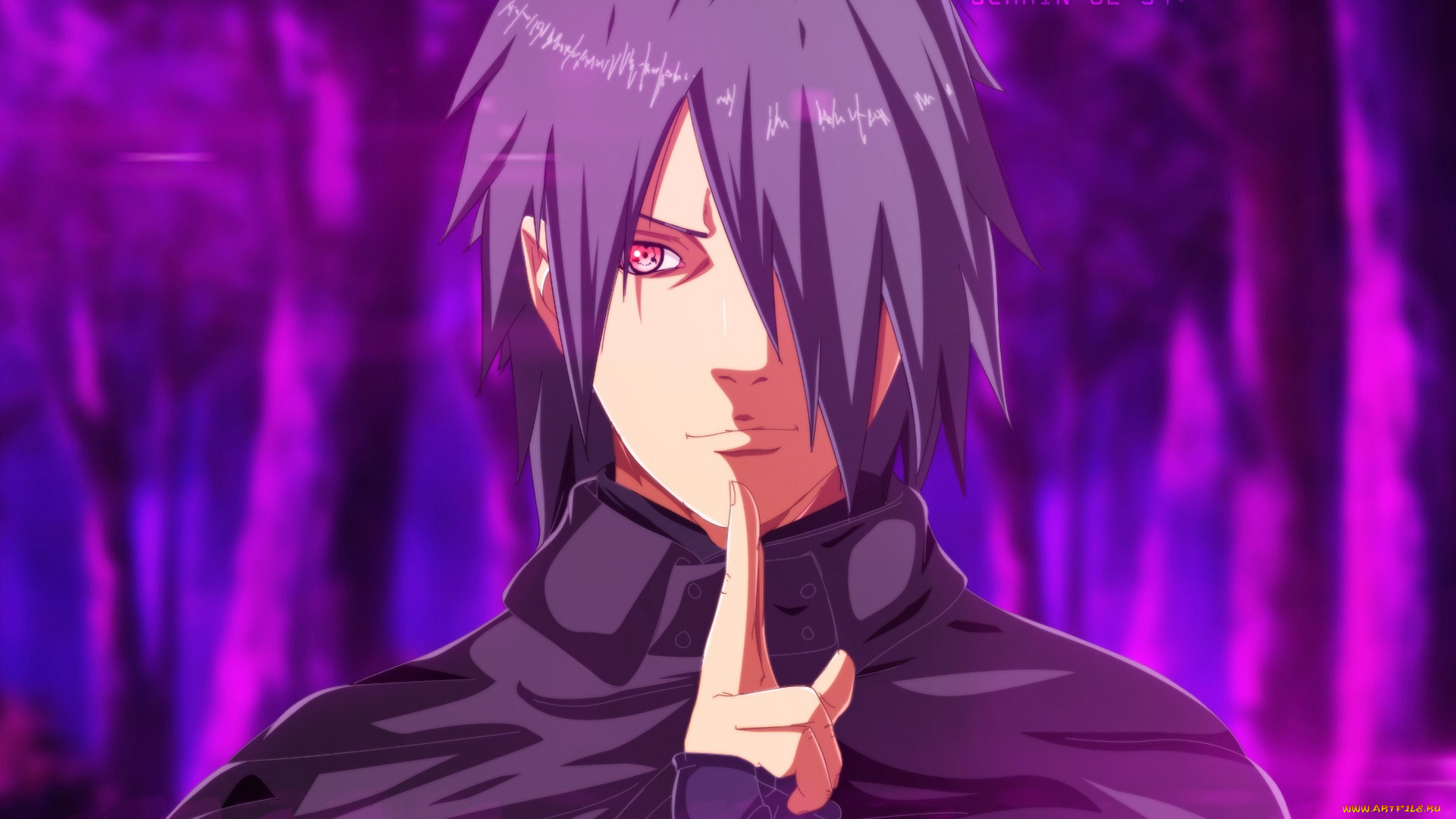 аниме, naruto, саске