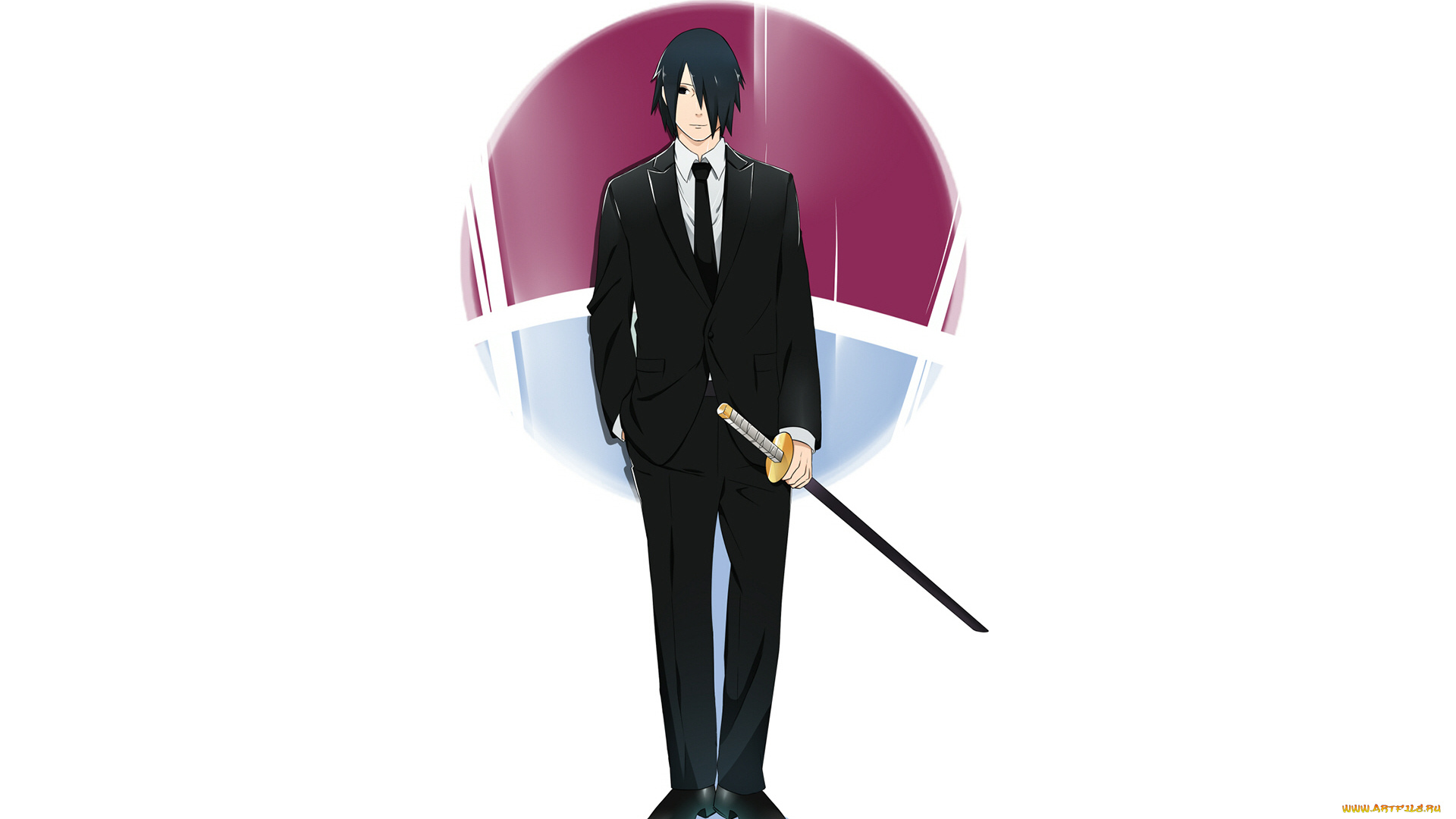 аниме, naruto, саске