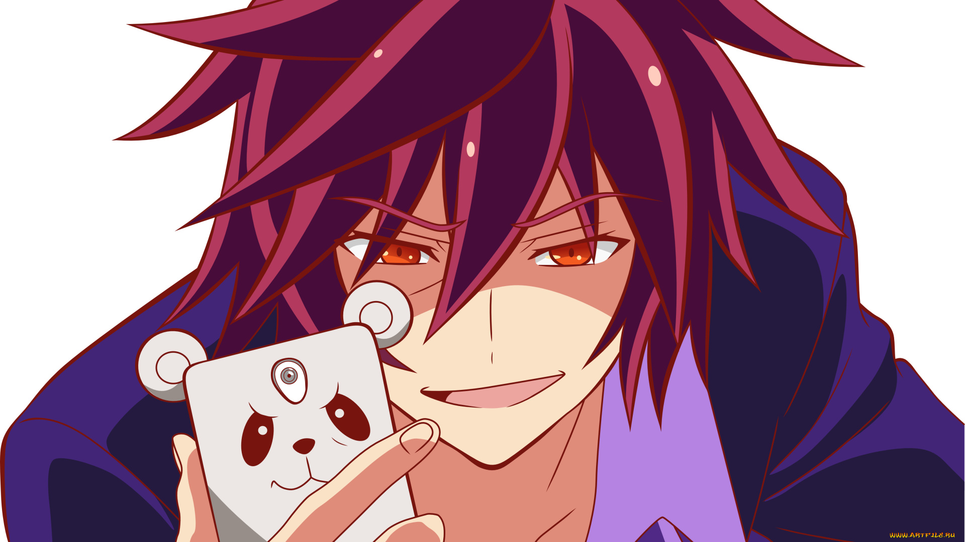 аниме, no, game, no, life, парень