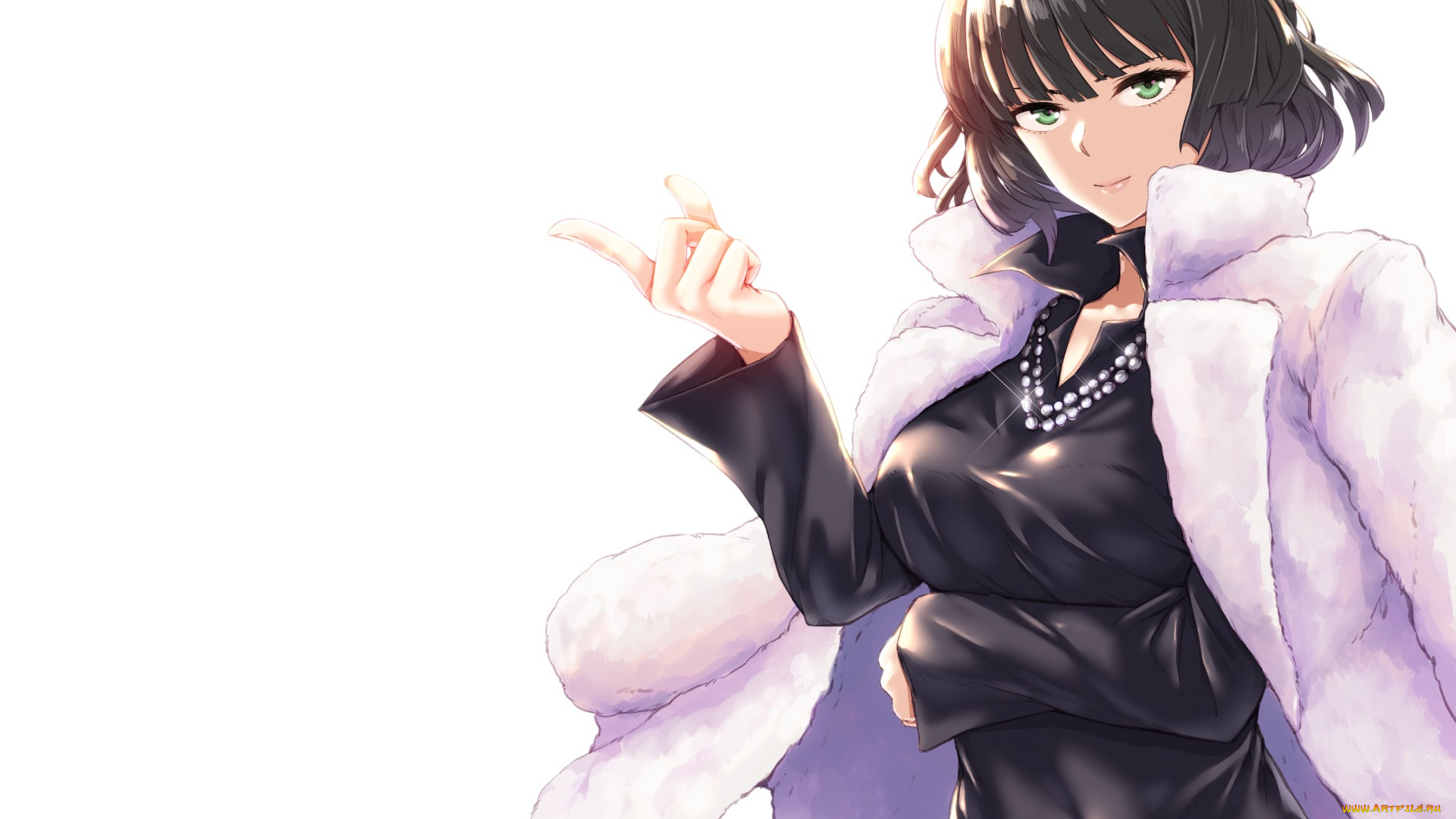 аниме, one, punch, man, девушка