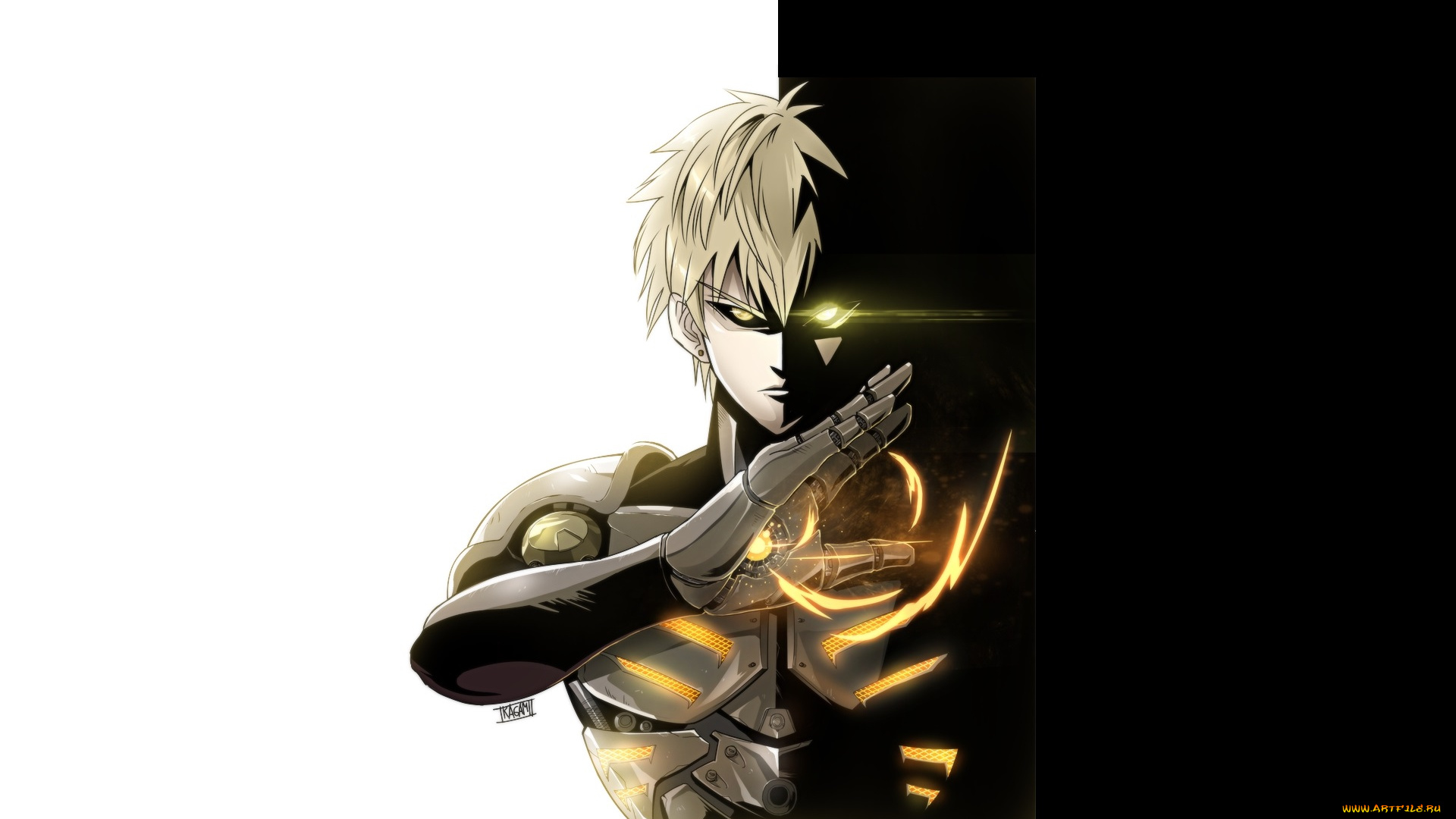 аниме, one, punch, man, генос