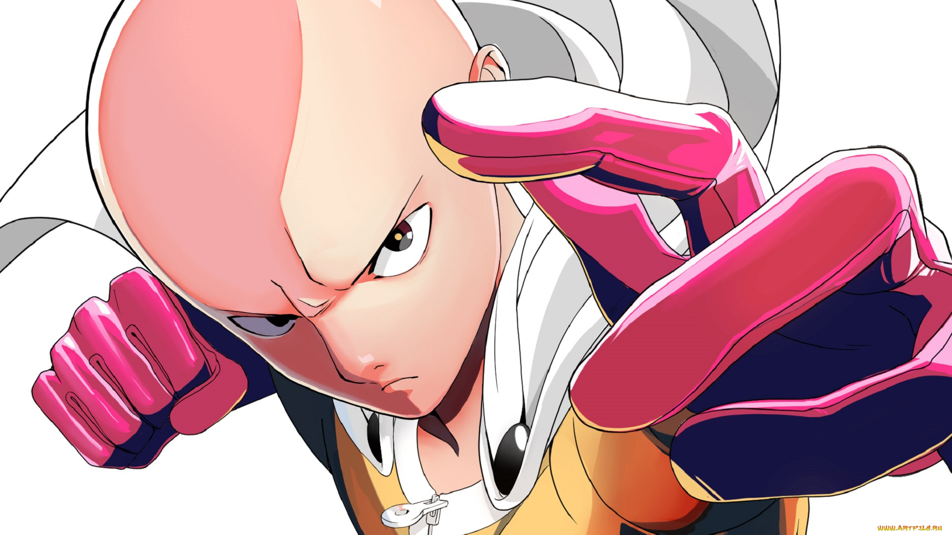 аниме, one, punch, man, сайтама