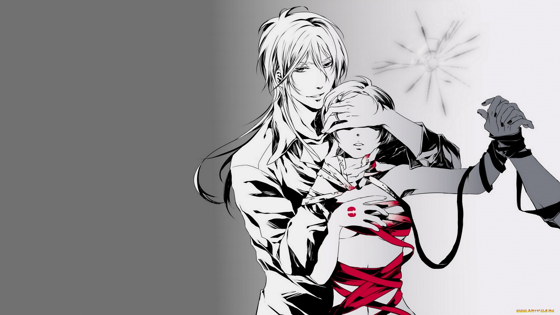 аниме, psycho-pass, двое