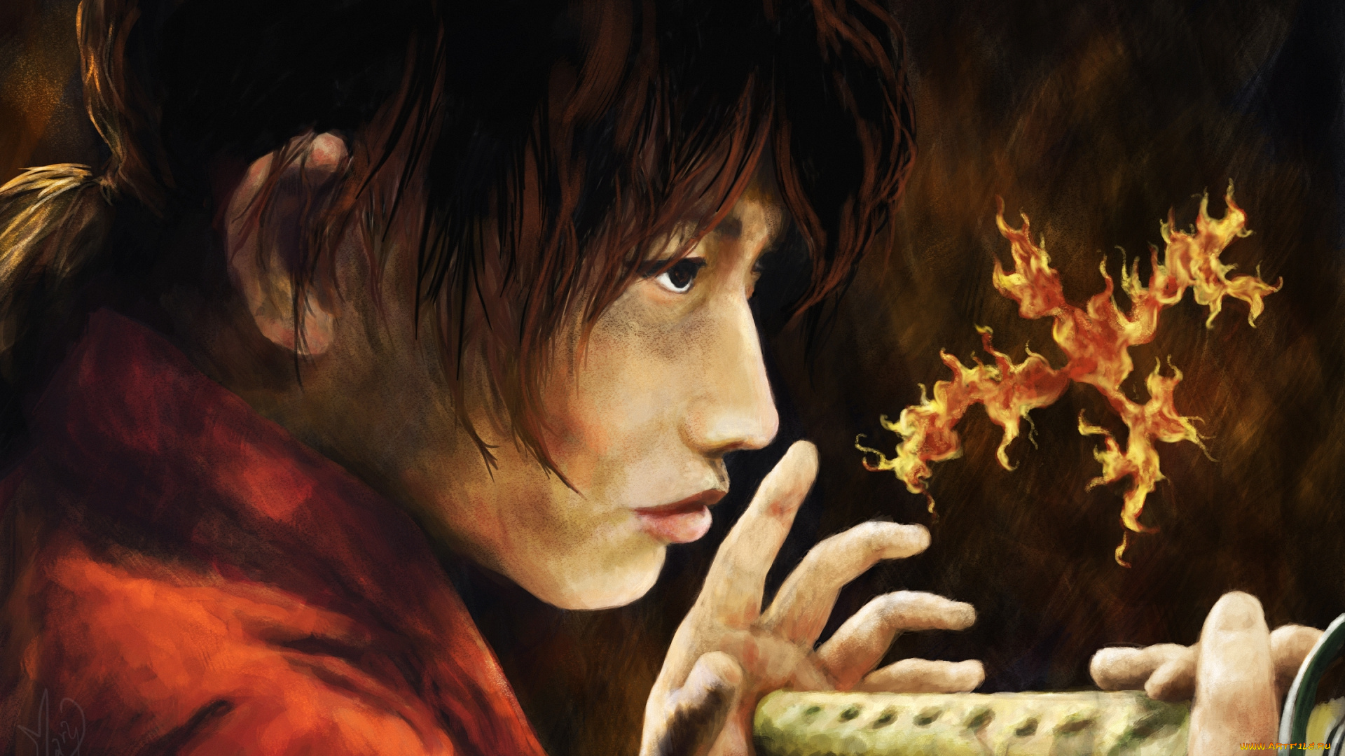 аниме, rurouni, kenshin, kenshin, самурай, меч, мужчина, himura