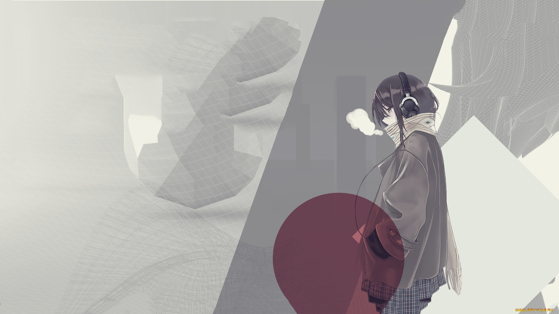 аниме, shingeki, no, kyojin, девушка