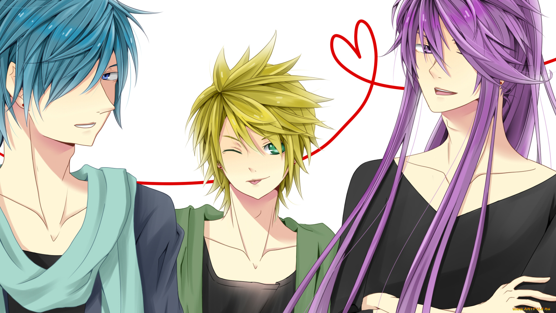 аниме, vocaloid, парни